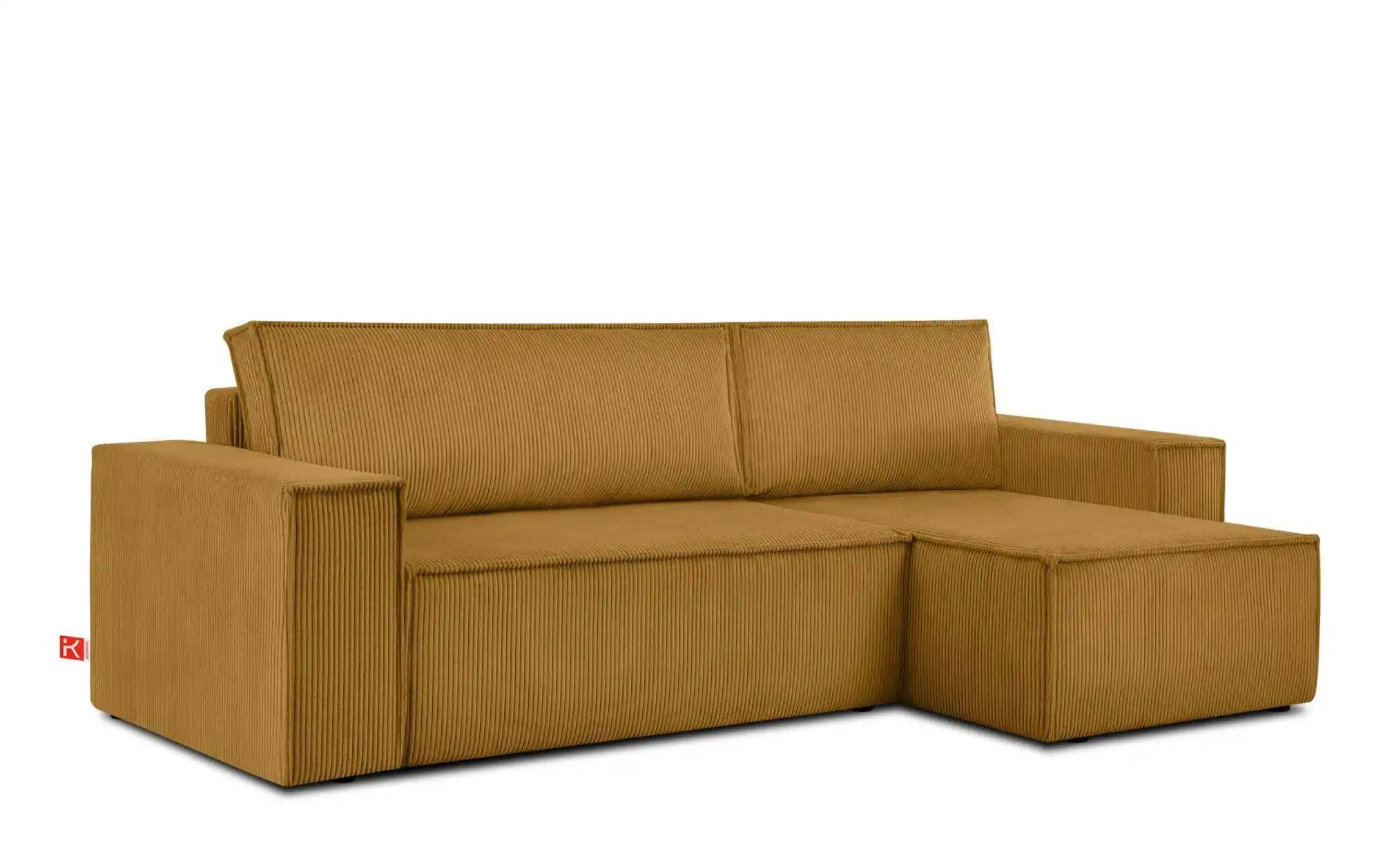 KONSIMO Ecksofa   ¦ gelb ¦ Maße (cm): B: 262 H: 89 Polstermöbel > Sofas > E günstig online kaufen