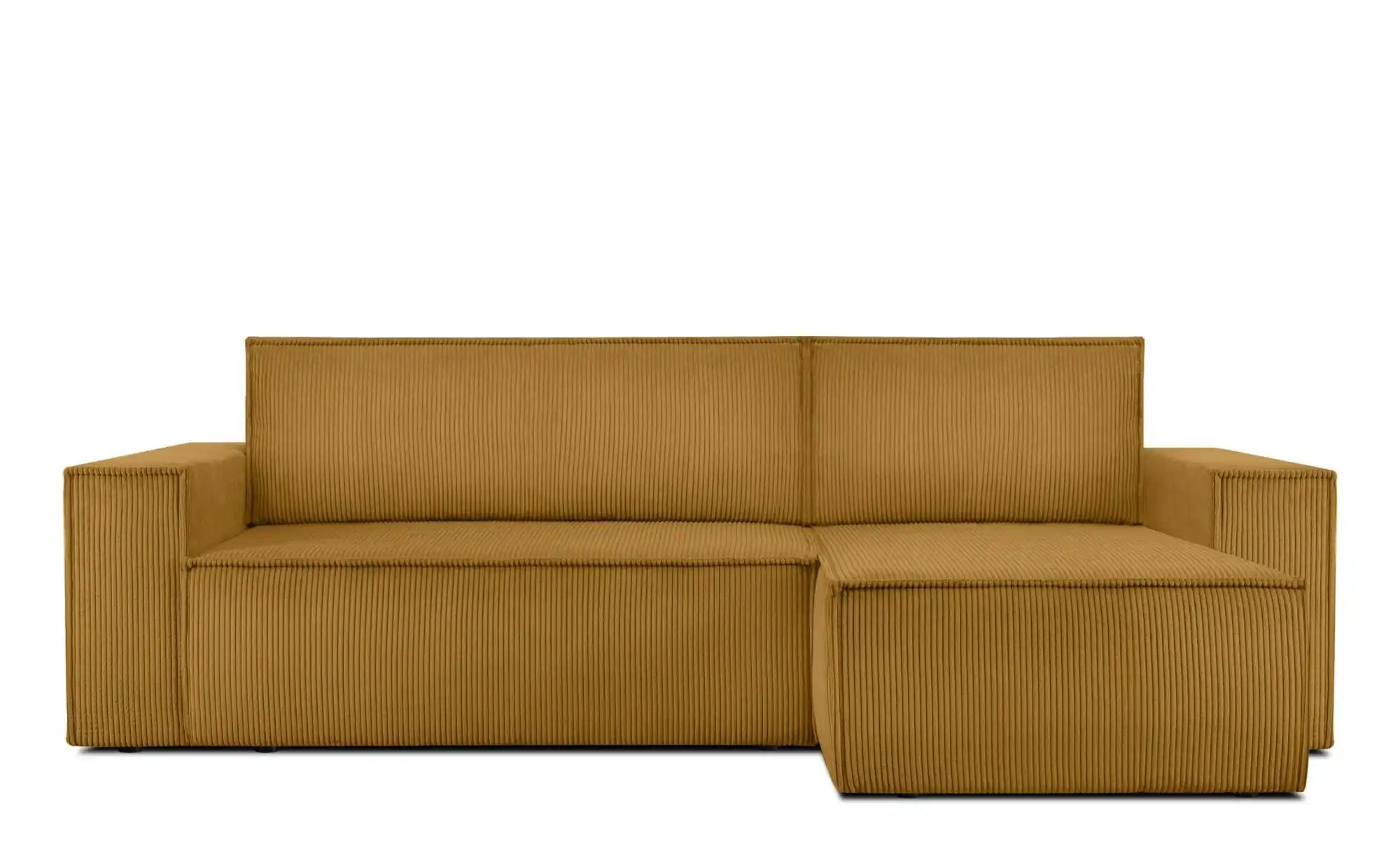 KONSIMO Ecksofa   ¦ gelb ¦ Maße (cm): B: 262 H: 89 Polstermöbel > Sofas > E günstig online kaufen