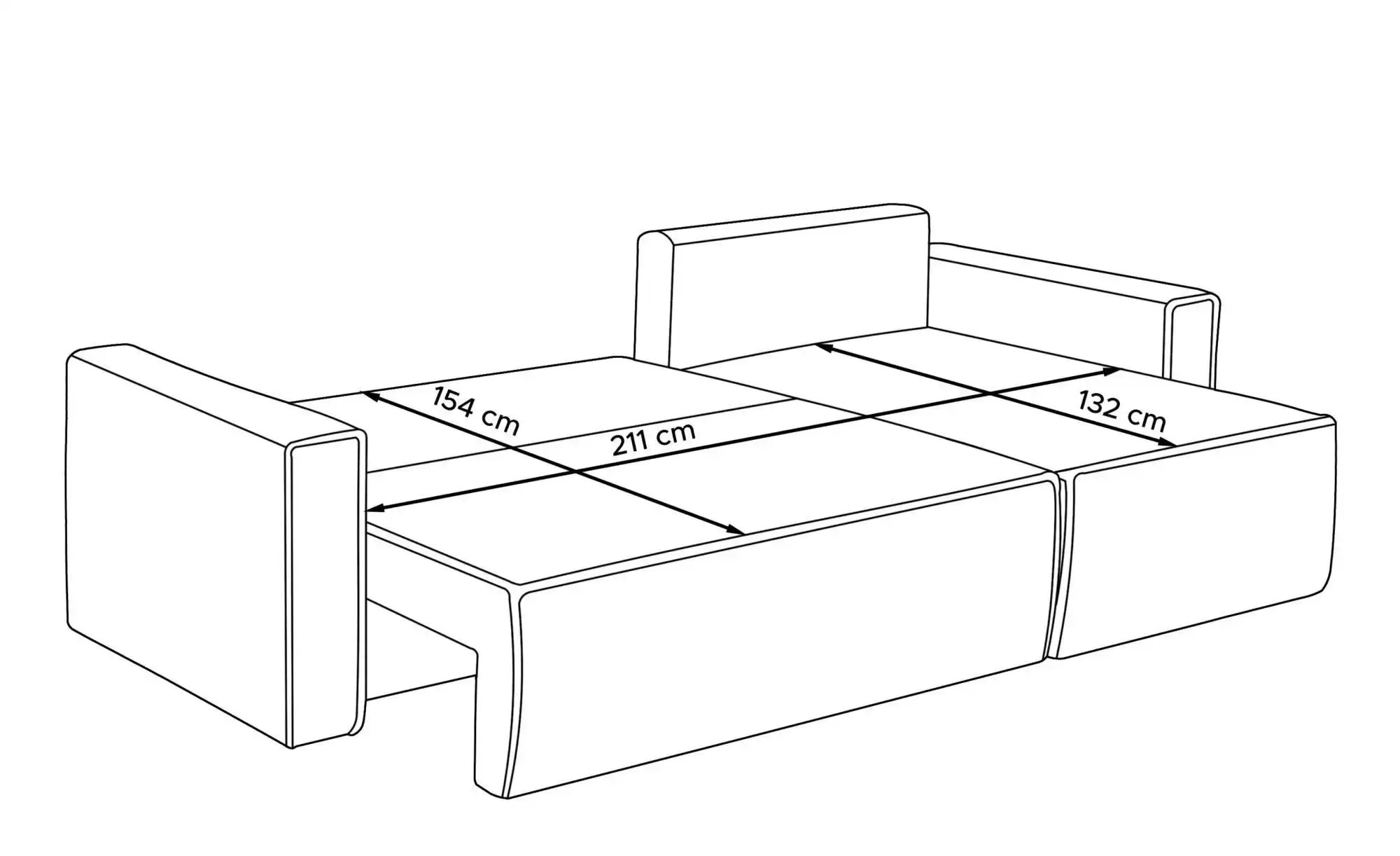 KONSIMO Ecksofa   ¦ gelb ¦ Maße (cm): B: 246 H: 89 Polstermöbel > Sofas > E günstig online kaufen