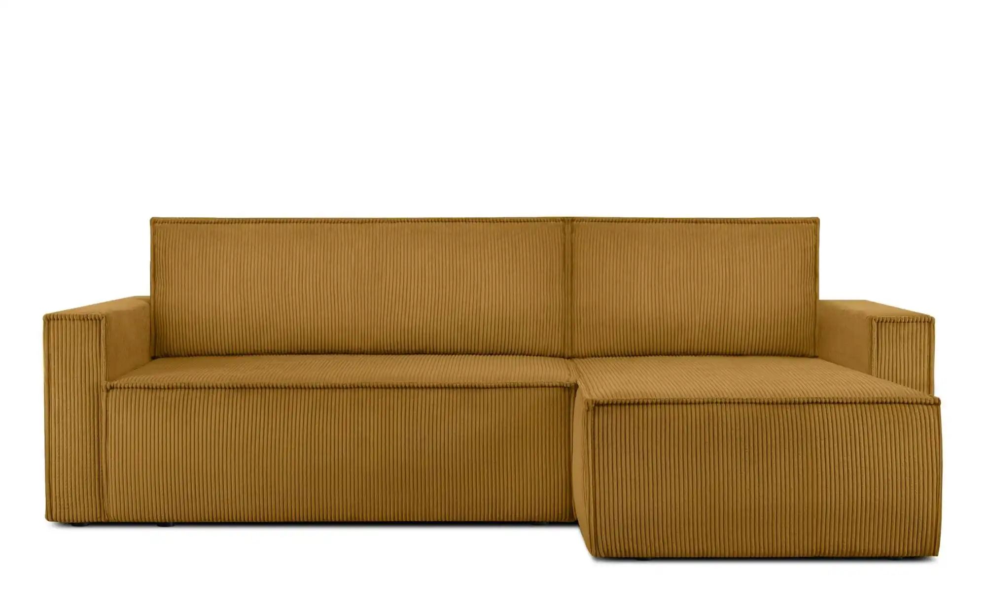 KONSIMO Ecksofa   ¦ gelb ¦ Maße (cm): B: 246 H: 89 Polstermöbel > Sofas > E günstig online kaufen
