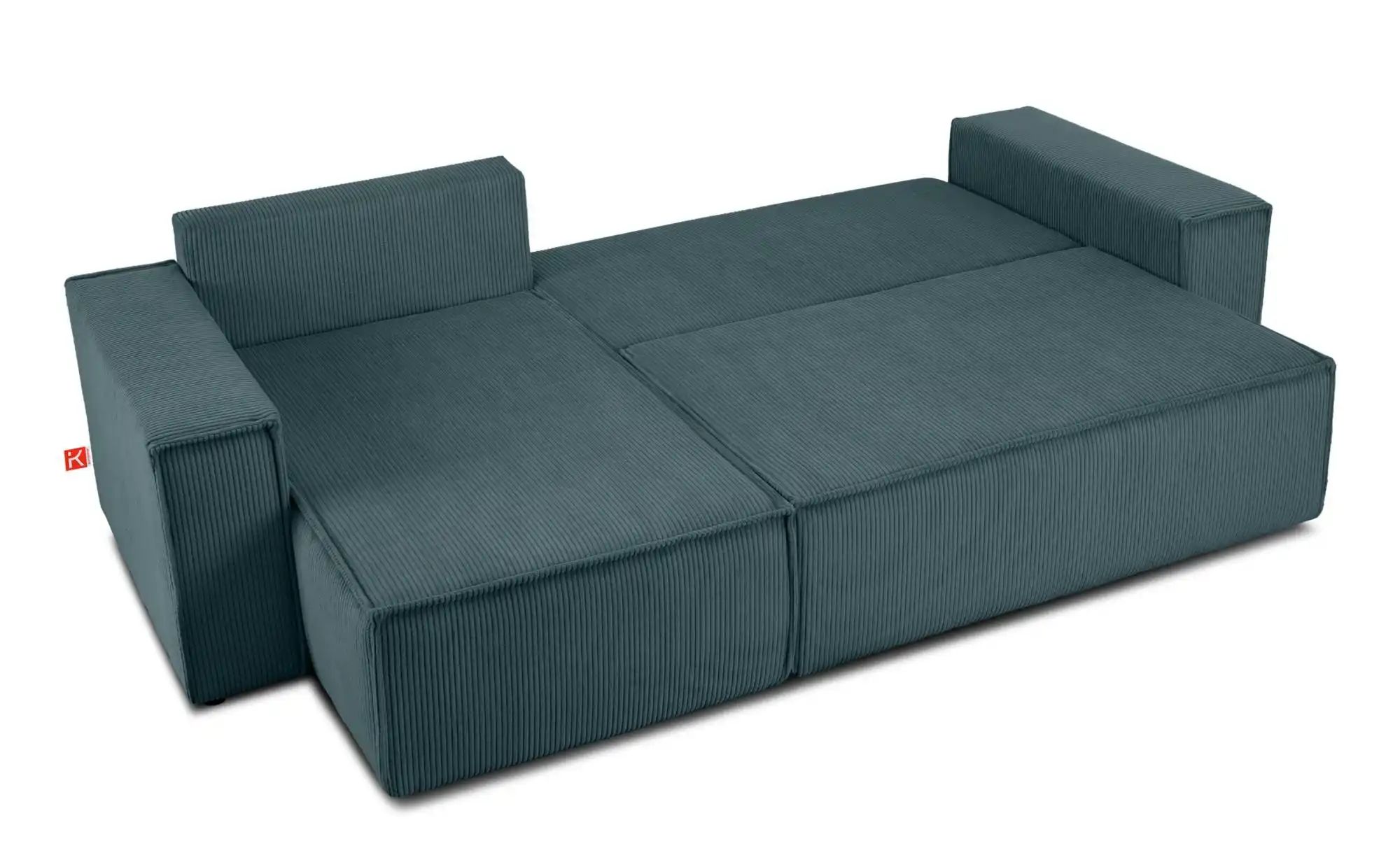 KONSIMO Ecksofa   ¦ blau ¦ Maße (cm): B: 262 H: 89 Polstermöbel > Sofas > E günstig online kaufen