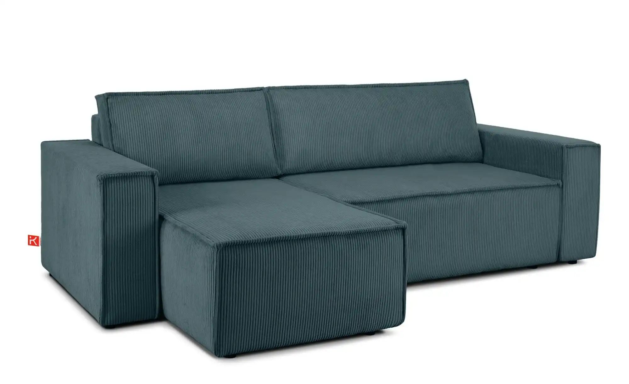 Thumbnail - KONSIMO Ecksofa Napi ¦ blau ¦ Maße (cm): B: 262 H: 89 Polstermöbel > Sofas > Ecksofas - Höffner