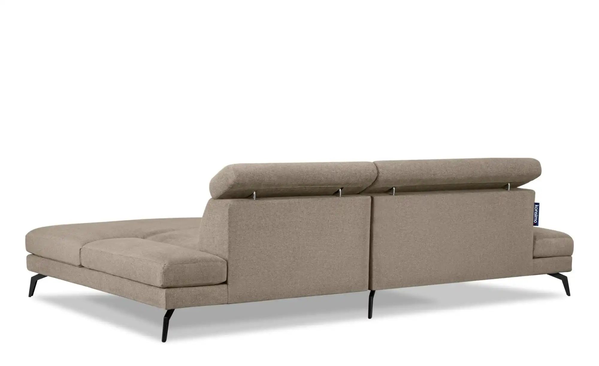 KONSIMO Ecksofa   ¦ beige ¦ Maße (cm): B: 285 H: 95 Polstermöbel > Sofas > günstig online kaufen
