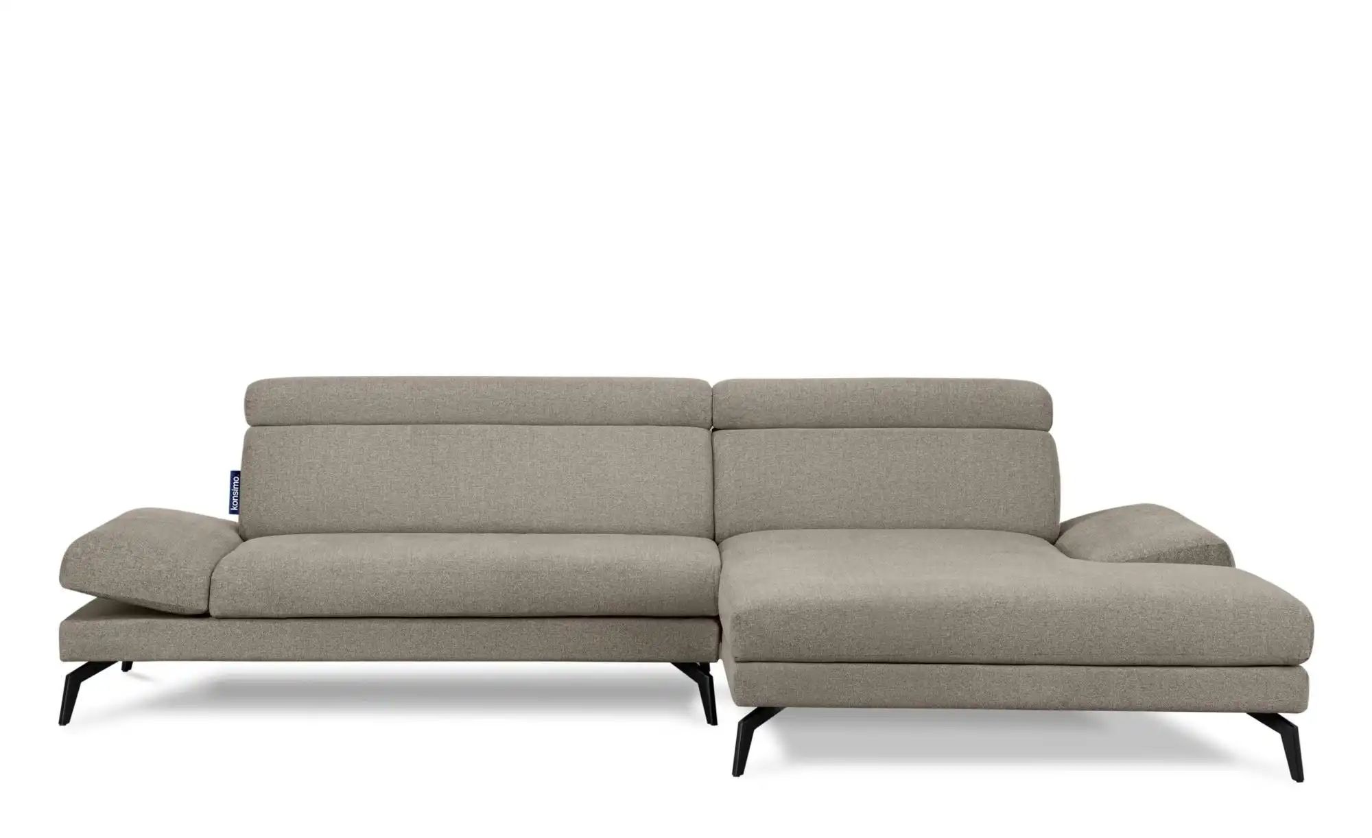 KONSIMO Ecksofa ¦ beige ¦ Maße (cm): B: 285 H: 95 Polstermöbel > Sofas > günstig online kaufen