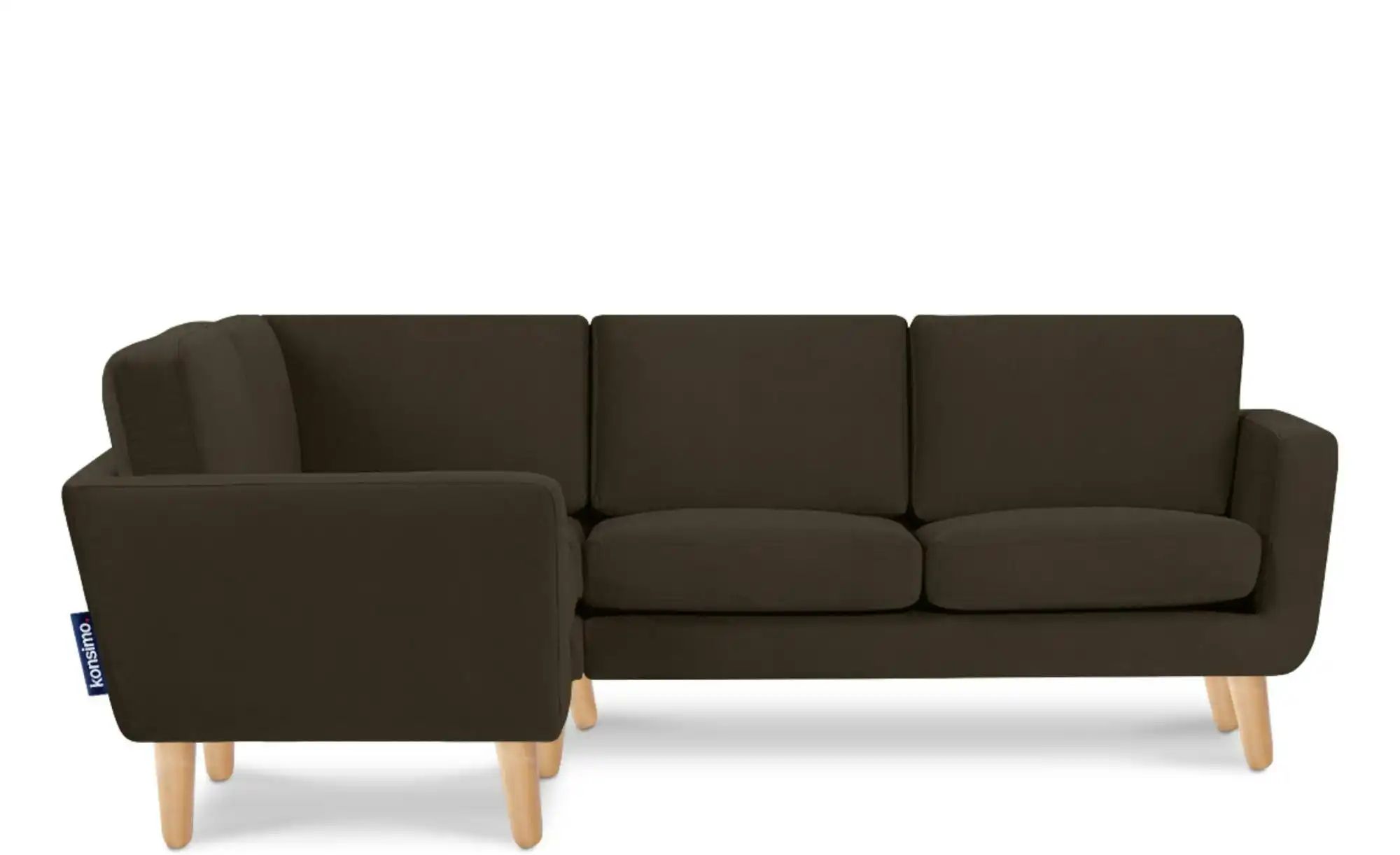 KONSIMO Ecksofa   ¦ braun ¦ Maße (cm): B: 220 H: 80 Polstermöbel > Sofas > günstig online kaufen