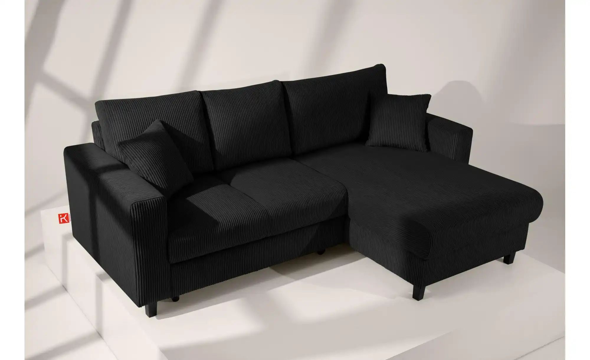 KONSIMO Ecksofa   ¦ schwarz ¦ Maße (cm): B: 234 H: 92 Polstermöbel > Sofas günstig online kaufen