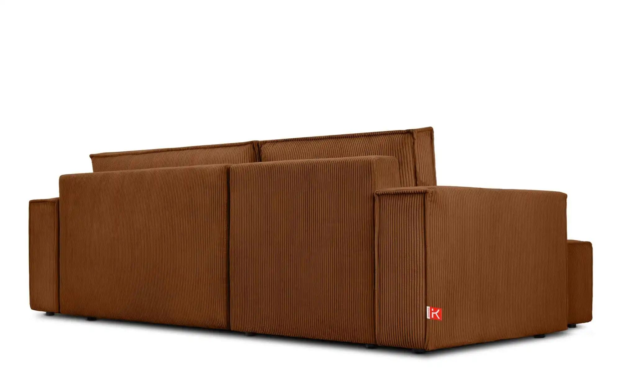 Thumbnail - KONSIMO Ecksofa  Napi ¦ orange ¦ Maße (cm): B: 262 H: 89 Polstermöbel > Sofas > Ecksofas - Höffner