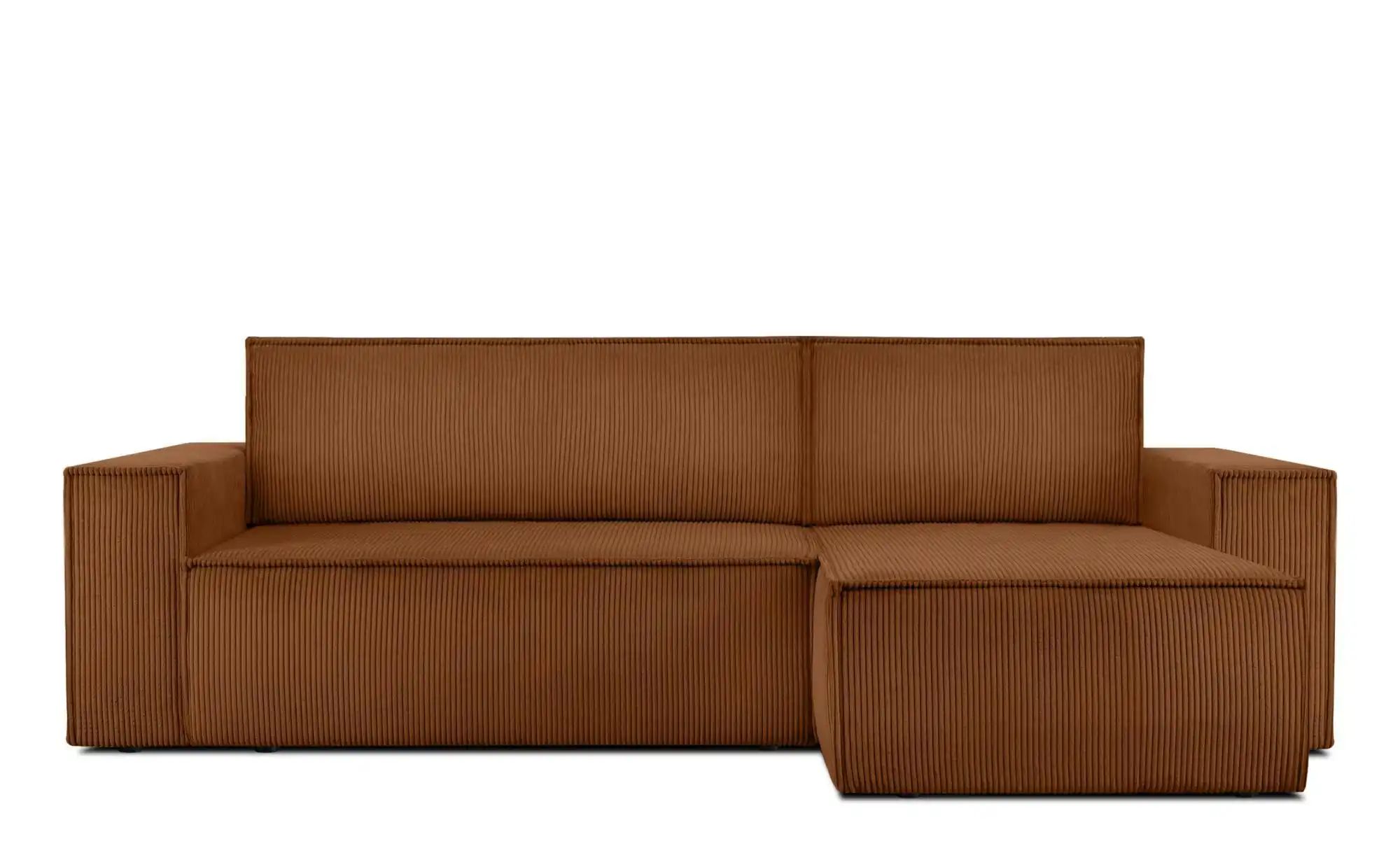 KONSIMO Ecksofa   ¦ orange ¦ Maße (cm): B: 262 H: 89 Polstermöbel > Sofas > günstig online kaufen