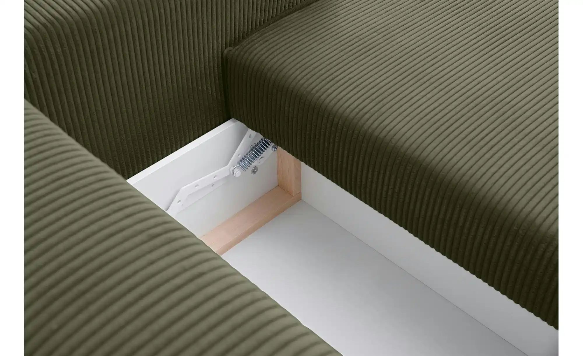 Thumbnail - KONSIMO Ecksofa  Napi ¦ grün ¦ Maße (cm): B: 262 H: 89 Polstermöbel > Sofas > Ecksofas - Höffner