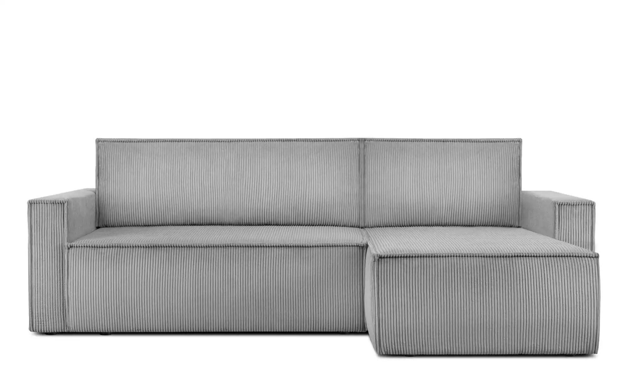 KONSIMO Ecksofa   ¦ grau ¦ Maße (cm): B: 246 H: 89 Polstermöbel > Sofas > E günstig online kaufen