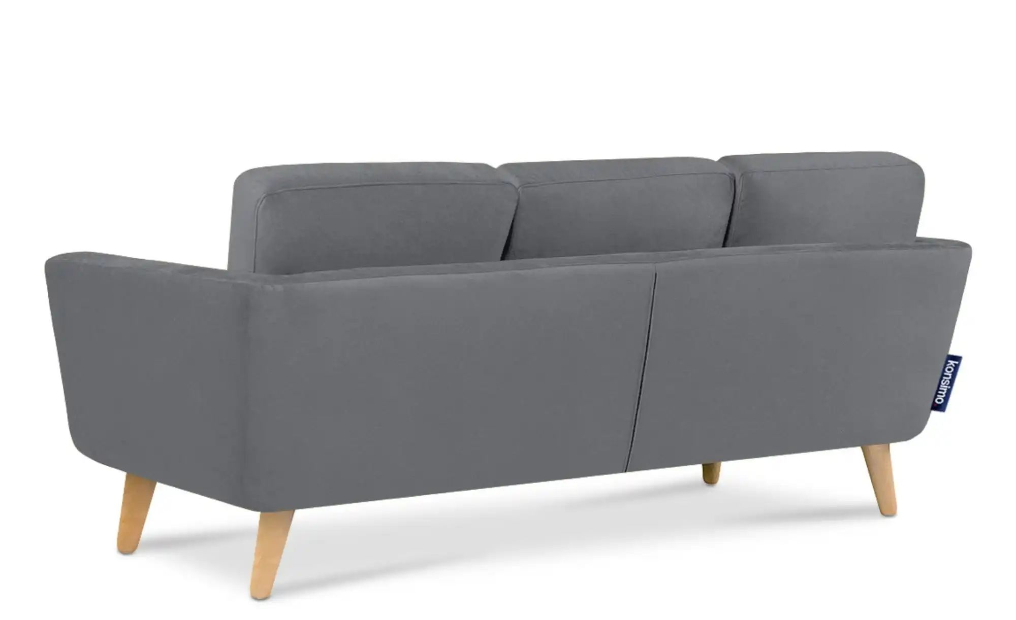 KONSIMO Ecksofa   ¦ grau ¦ Maße (cm): B: 190 H: 78 Polstermöbel > Sofas > E günstig online kaufen