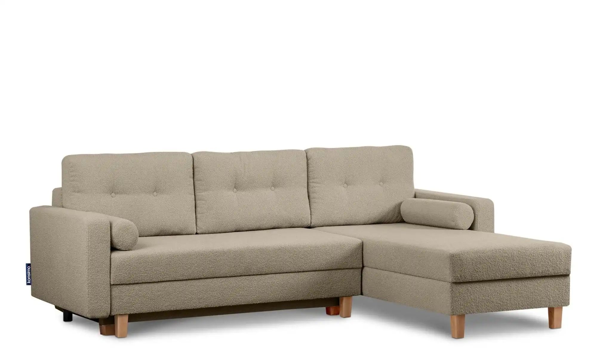 KONSIMO Ecksofa   ¦ braun ¦ Maße (cm): B: 240 H: 75 Polstermöbel > Sofas > günstig online kaufen