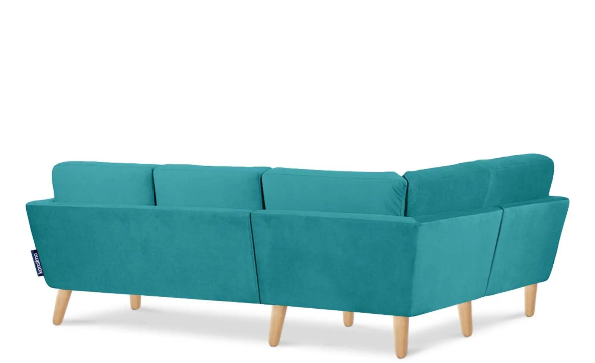 Thumbnail - KONSIMO Ecksofa  Tagio ¦ türkis/petrol ¦ Maße (cm): B: 220 H: 80 Polstermöbel > Sofas > Ecksofas - Höffner