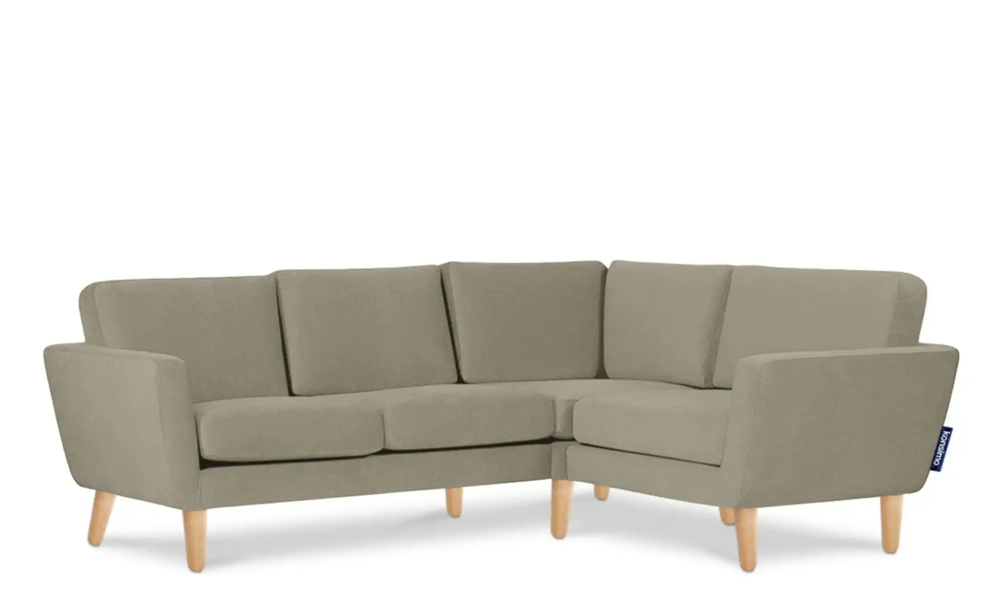Thumbnail - KONSIMO Ecksofa  Tagio ¦ beige ¦ Maße (cm): B: 220 H: 80 Polstermöbel > Sofas > Ecksofas - Höffner