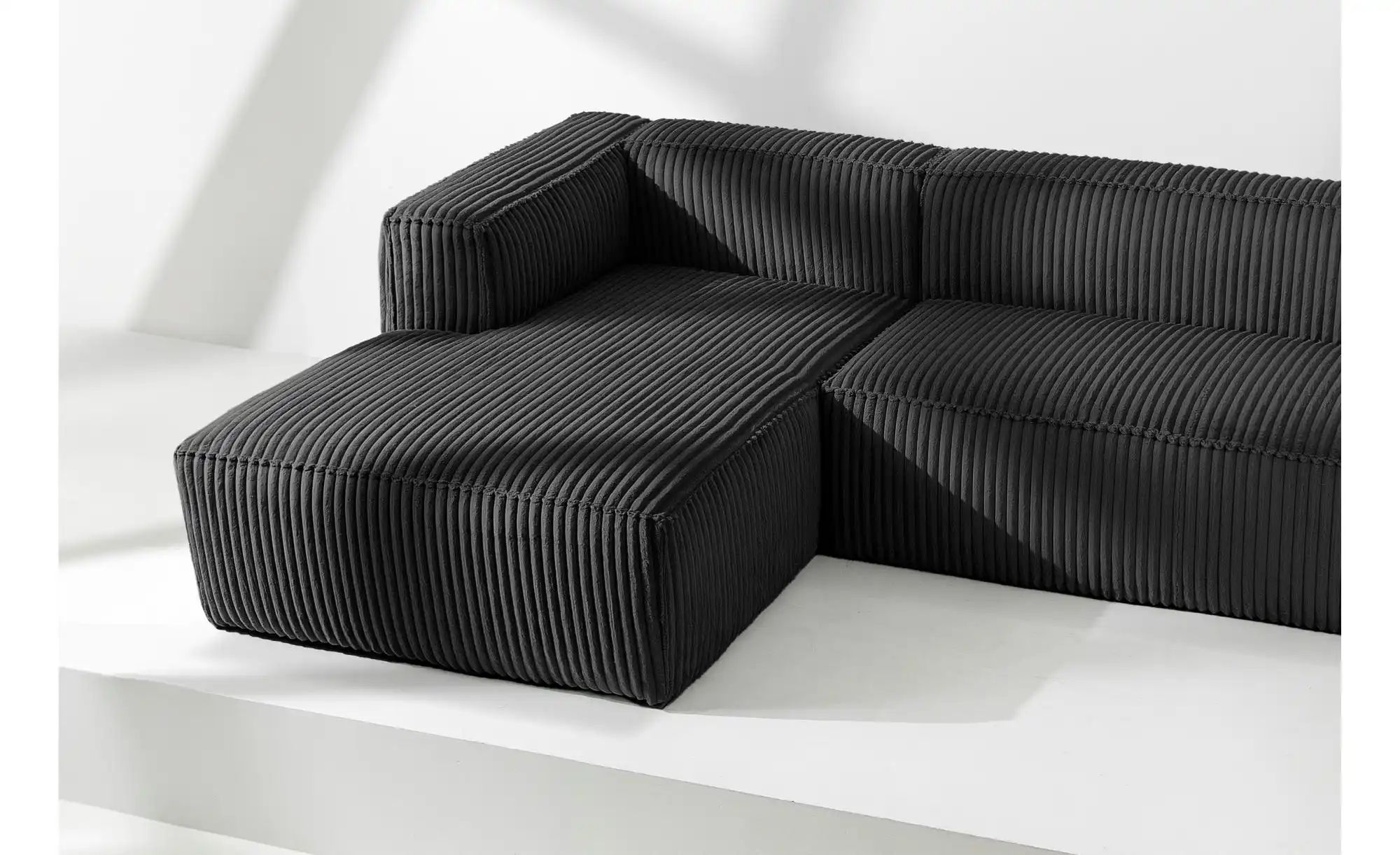 KONSIMO Ecksofa   ¦ schwarz ¦ Maße (cm): B: 305 H: 73 Polstermöbel > Sofas günstig online kaufen