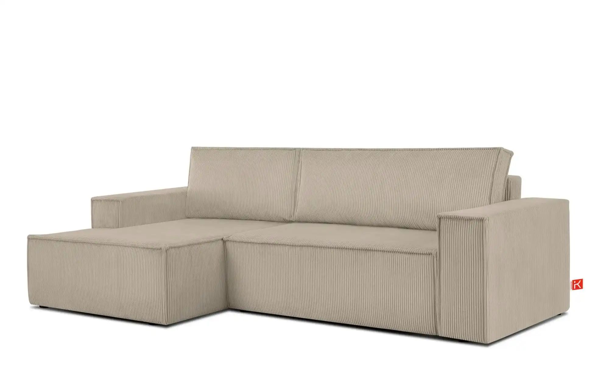 KONSIMO Ecksofa   ¦ beige ¦ Maße (cm): B: 262 H: 88 Polstermöbel > Sofas > günstig online kaufen