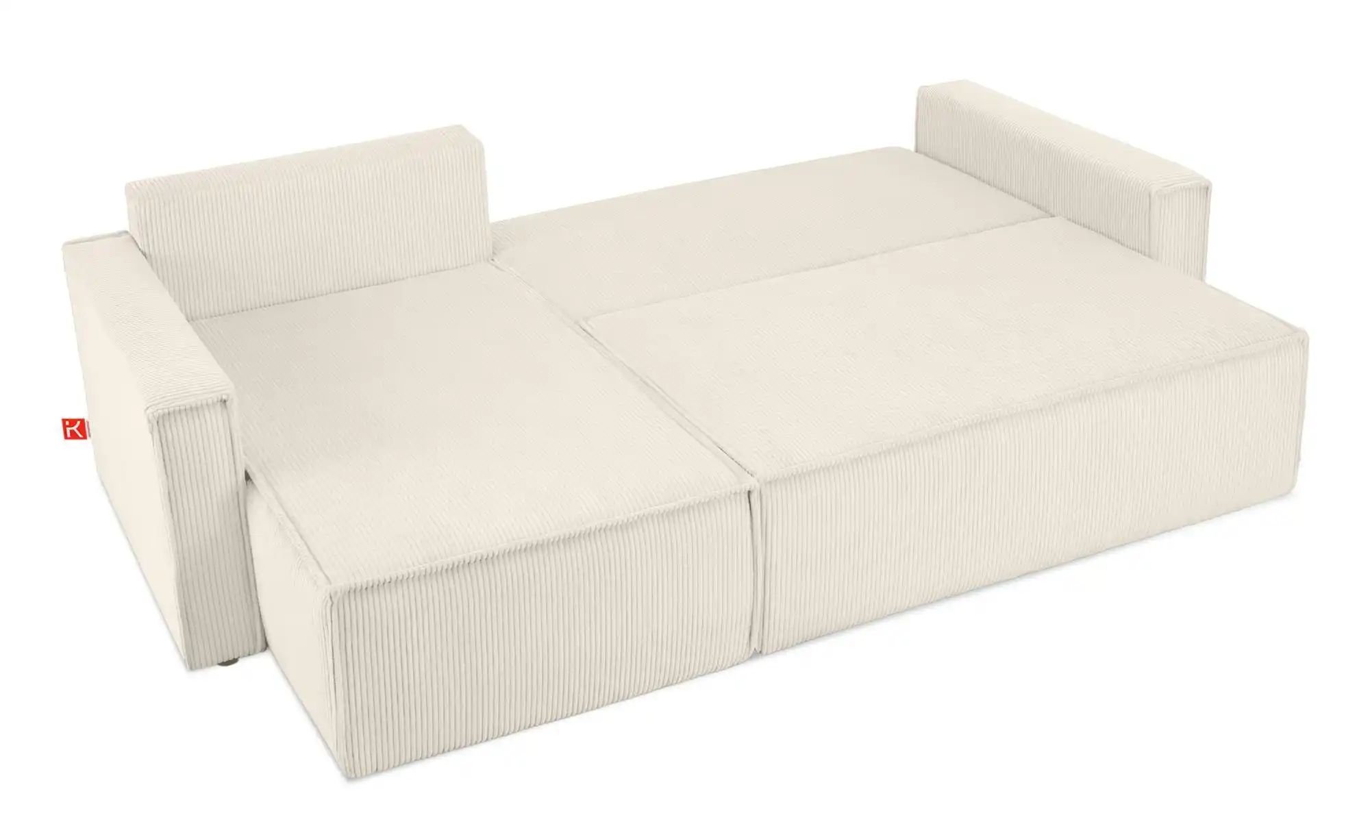 KONSIMO Ecksofa  Napi ¦ creme ¦ Maße (cm): B: 246 H: 89 Polstermöbel > Sofa günstig online kaufen