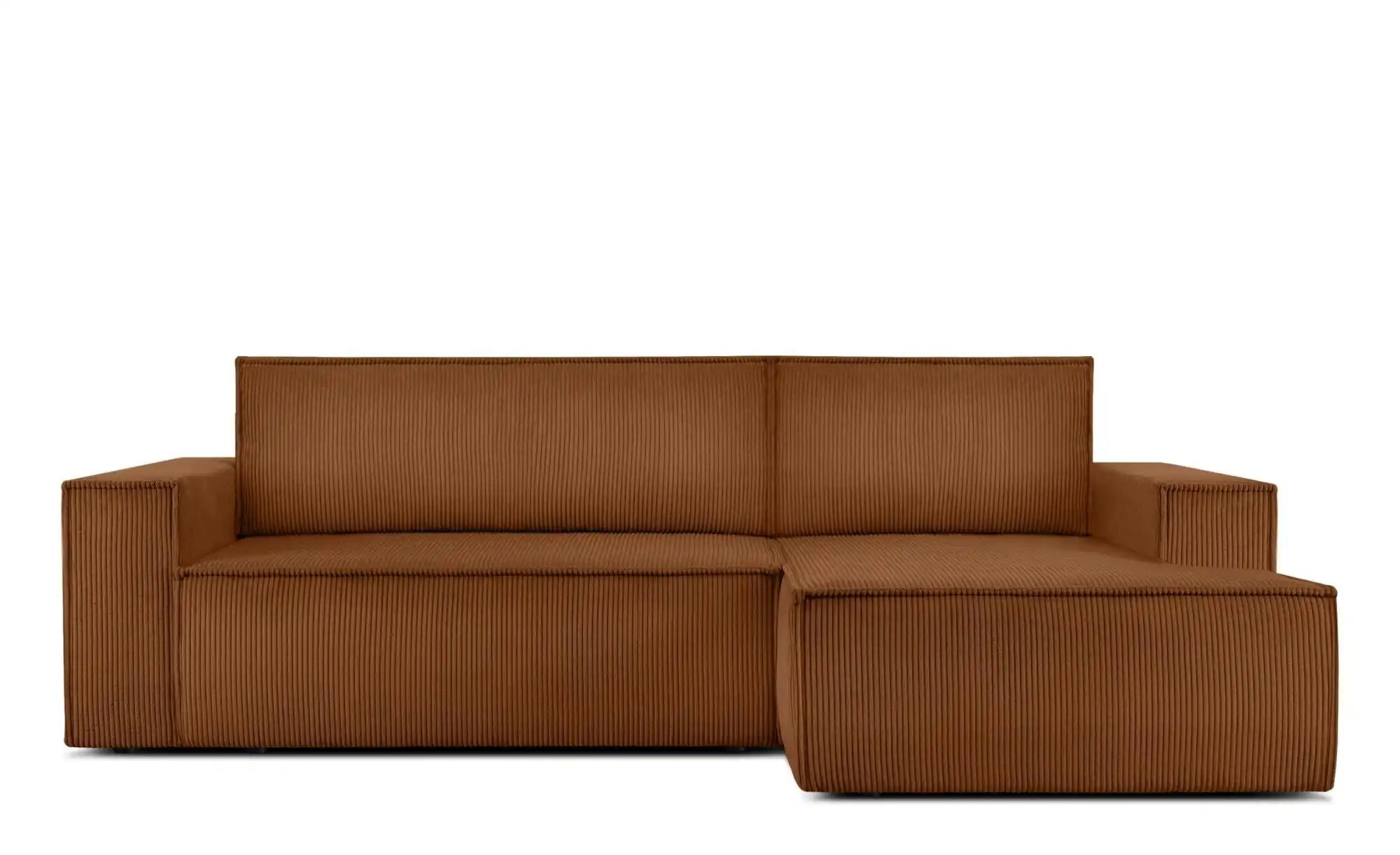 KONSIMO Ecksofa ¦ orange ¦ Maße (cm): B: 262 H: 88 Polstermöbel > Sofas > günstig online kaufen