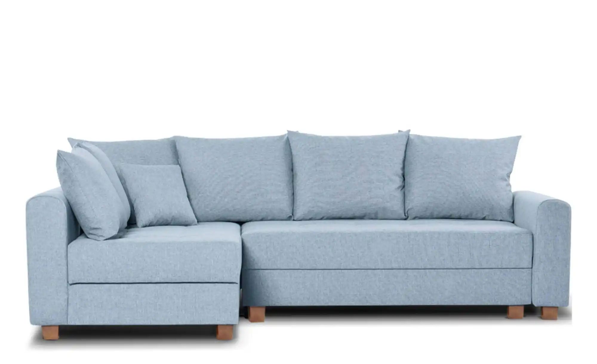 KONSIMO Ecksofa   ¦ blau ¦ Maße (cm): B: 255 H: 88 Polstermöbel > Sofas > E günstig online kaufen