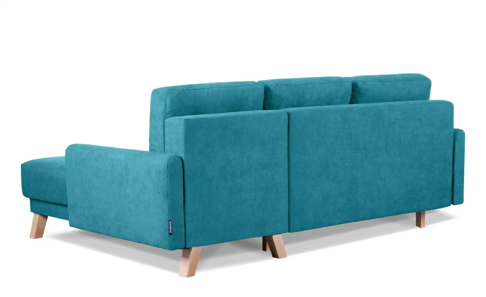 KONSIMO Ecksofa   ¦ türkis/petrol ¦ Maße (cm): B: 228 H: 79 Polstermöbel > günstig online kaufen