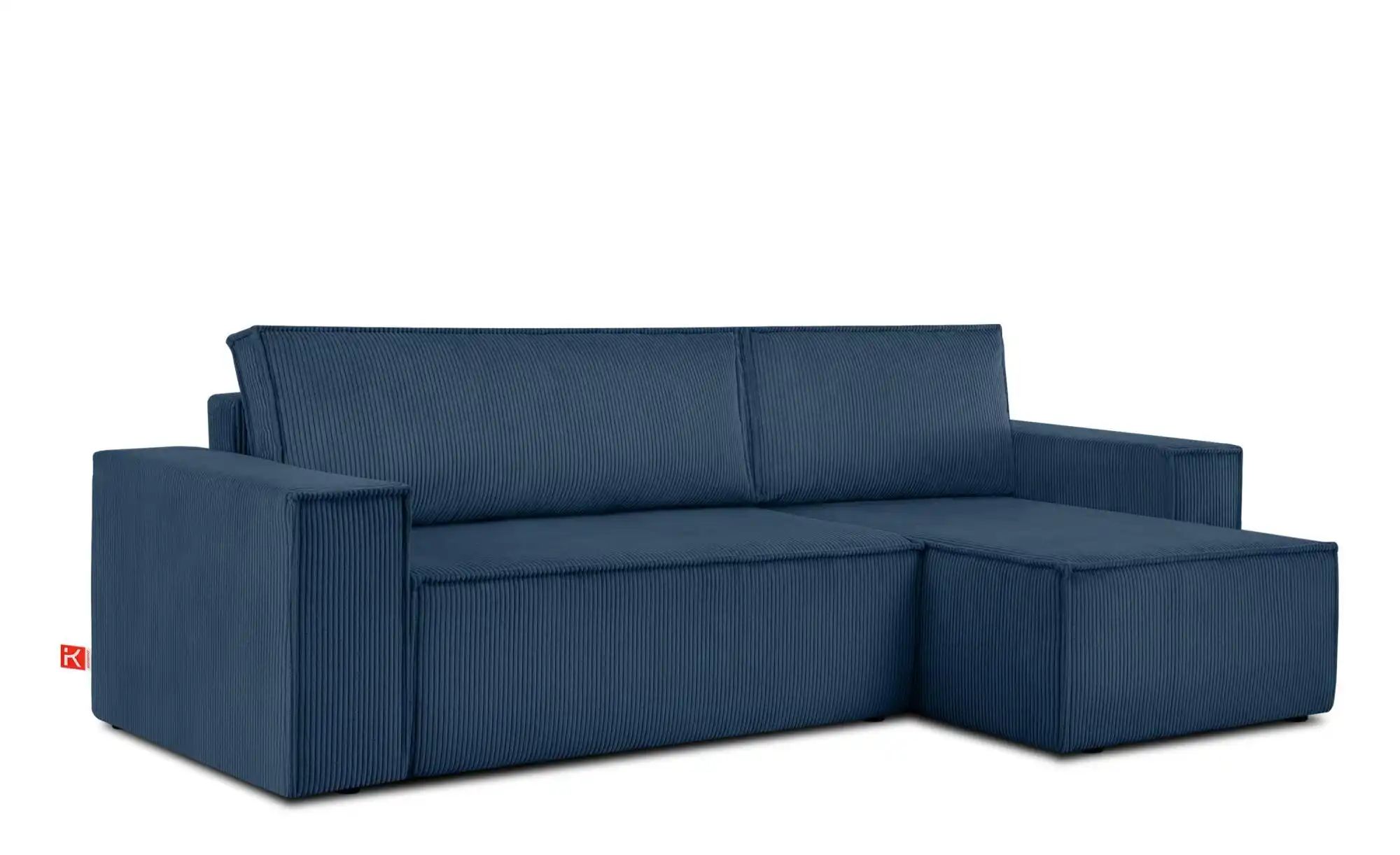 Thumbnail - KONSIMO Ecksofa  Napi ¦ blau ¦ Maße (cm): B: 262 H: 89 Polstermöbel > Sofas > Ecksofas - Höffner