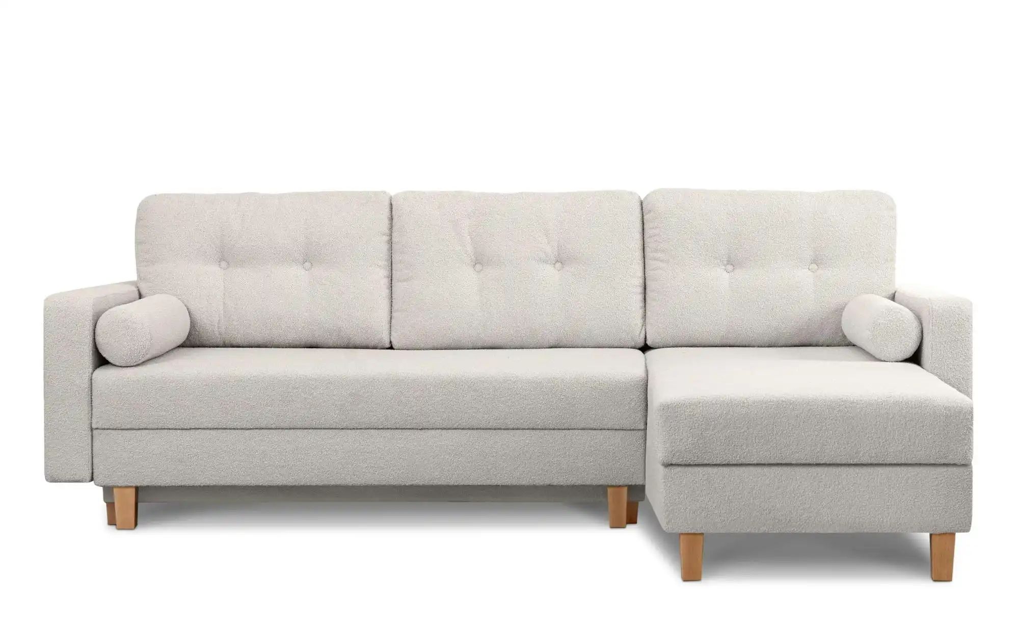 KONSIMO Ecksofa   ¦ weiß ¦ Maße (cm): B: 240 H: 75 Polstermöbel > Sofas > E günstig online kaufen