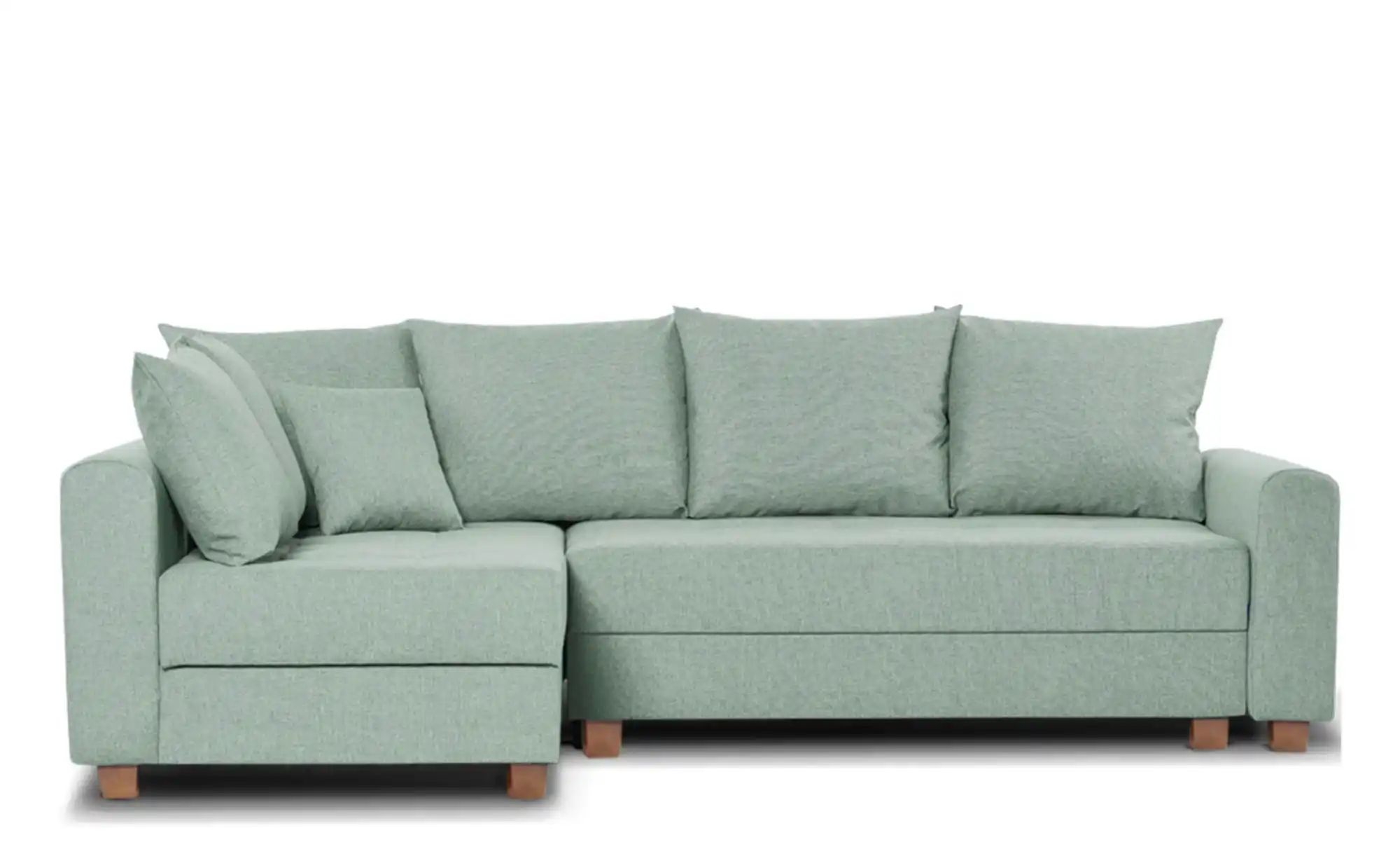 KONSIMO Ecksofa   ¦ grün ¦ Maße (cm): B: 255 H: 88 Polstermöbel > Sofas > E günstig online kaufen