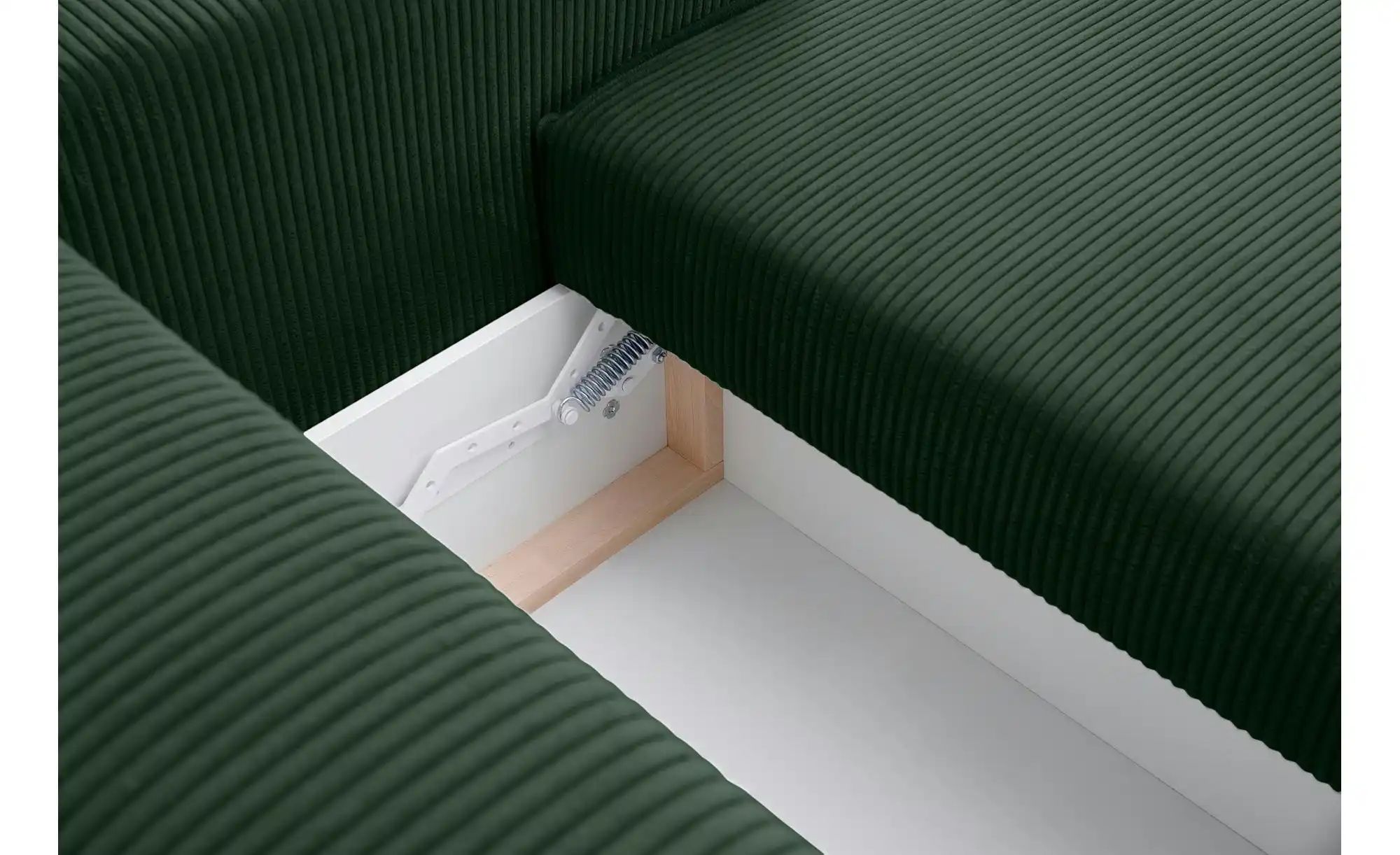 Thumbnail - KONSIMO Ecksofa Napi ¦ grün ¦ Maße (cm): B: 246 H: 89 Polstermöbel > Sofas > 3-Sitzer - Höffner