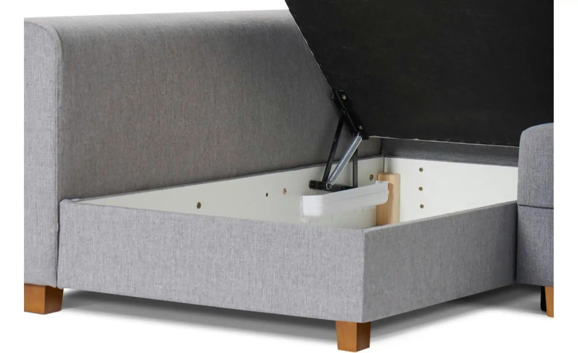 KONSIMO Ecksofa   ¦ grau ¦ Maße (cm): B: 255 H: 88 Polstermöbel > Sofas > E günstig online kaufen