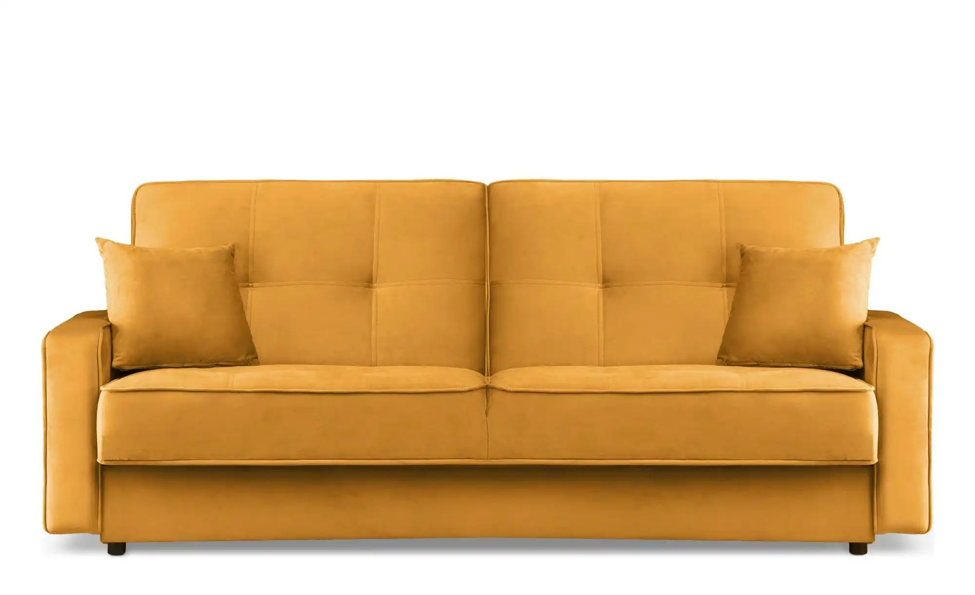 KONSIMO Einzelsofa   ¦ gelb ¦ Maße (cm): B: 219 H: 90 Polstermöbel > Sofas günstig online kaufen