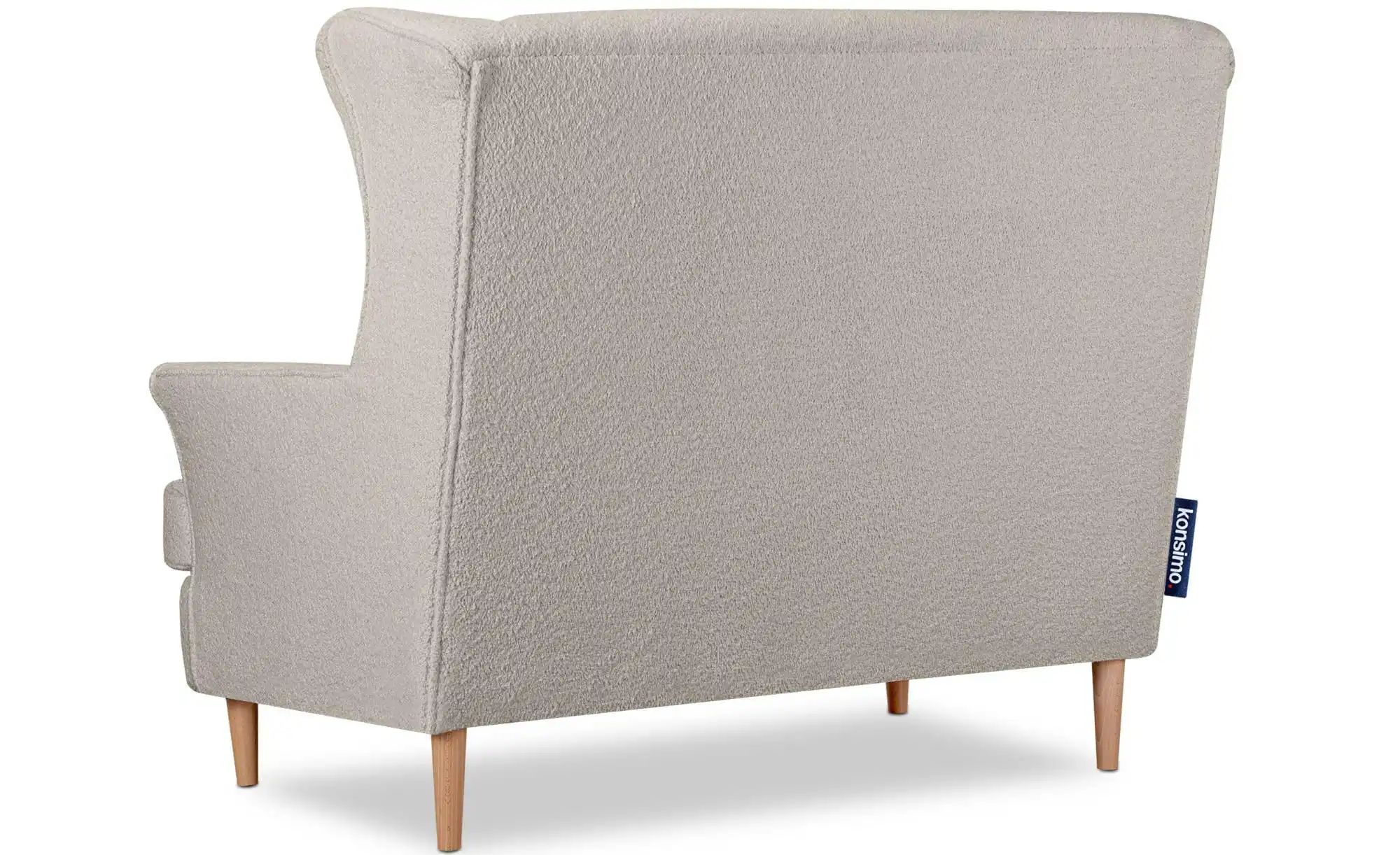 KONSIMO Einzelsofa   ¦ creme ¦ Maße (cm): B: 136 H: 106 Polstermöbel > Sofa günstig online kaufen