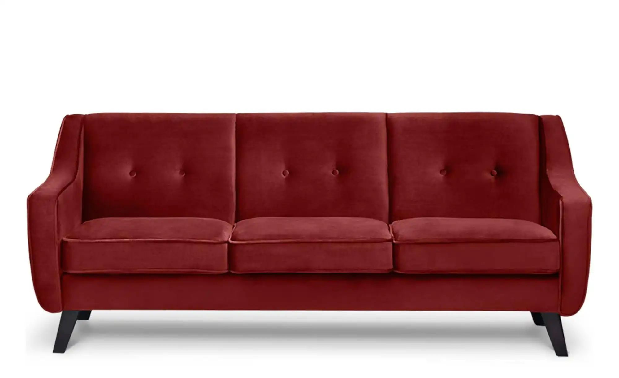 KONSIMO Einzelsofa   ¦ rot ¦ Maße (cm): B: 206 H: 81 Polstermöbel > Sofas > günstig online kaufen