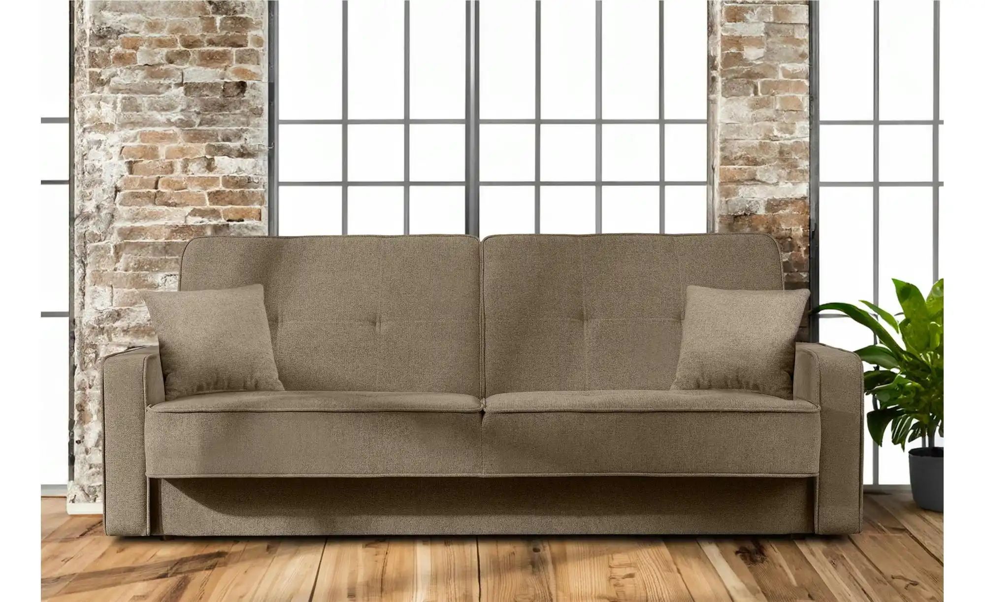 KONSIMO Einzelsofa   ¦ braun ¦ Maße (cm): B: 219 H: 90 Polstermöbel > Sofas günstig online kaufen