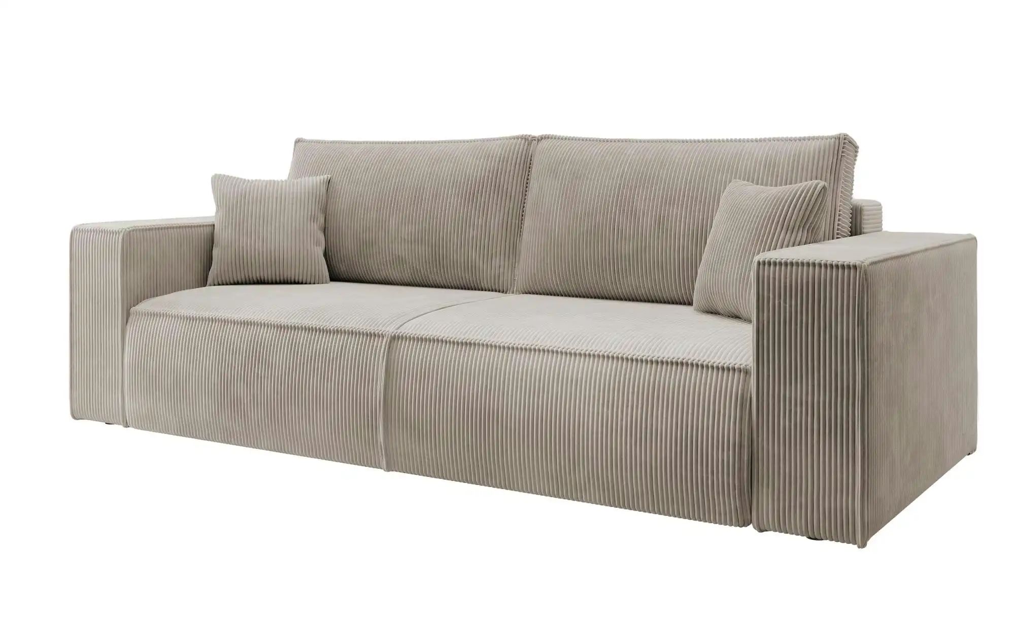 Thumbnail - Einzelsofa mit Schlaffunktion Farese ¦ beige ¦ Maße (cm): B: 257 H: 85 Polstermöbel > Sofas > 3-Sitzer - Höffner
