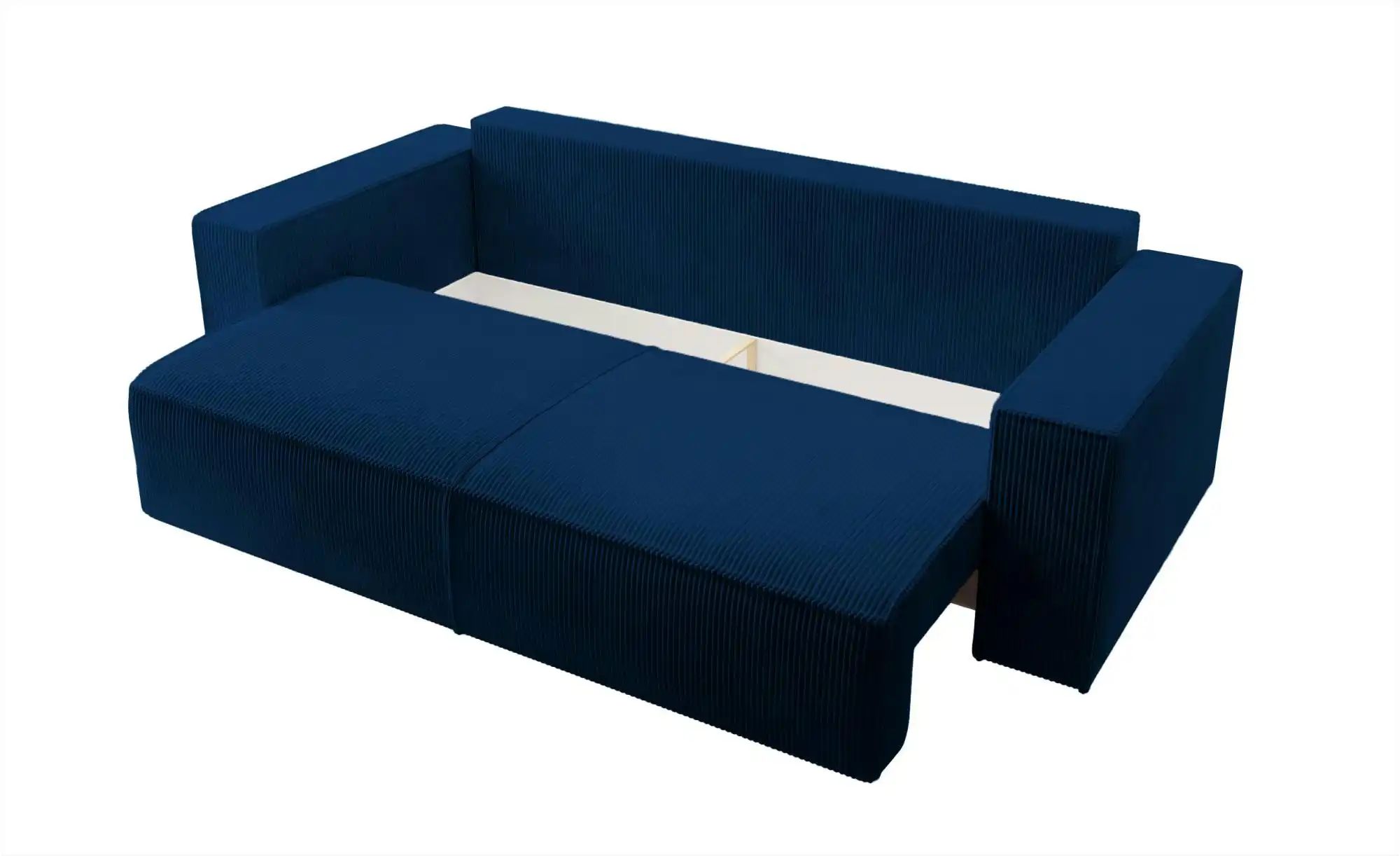 Thumbnail - Selsey Einzelsofa mit Schlaffunktion Farese ¦ blau ¦ Maße (cm): B: 257 H: 85 Polstermöbel > Sofas > 3-Sitzer - Höffner