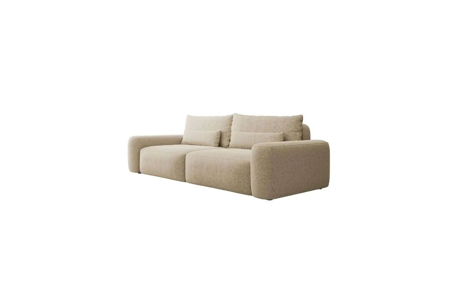 Einzelsofa mit Schlaffunktion Carnos ¦ beige ¦ Maße (cm): B: 257 H: 82 Pols günstig online kaufen