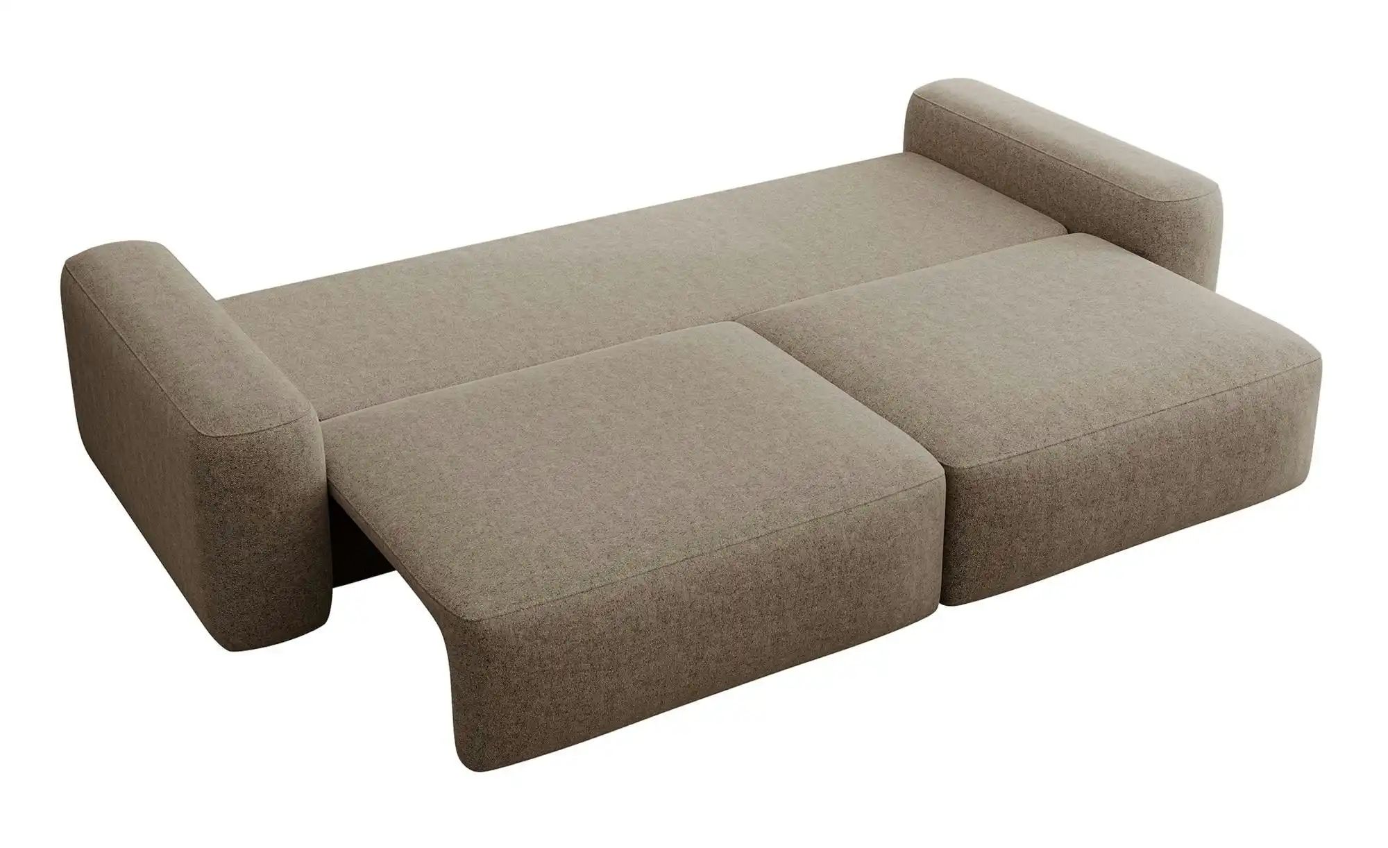 Thumbnail - Selsey Einzelsofa mit Schlaffunktion Carnos ¦ braun ¦ Maße (cm): B: 257 H: 82 Polstermöbel > Sofas > 3-Sitzer - Höffner