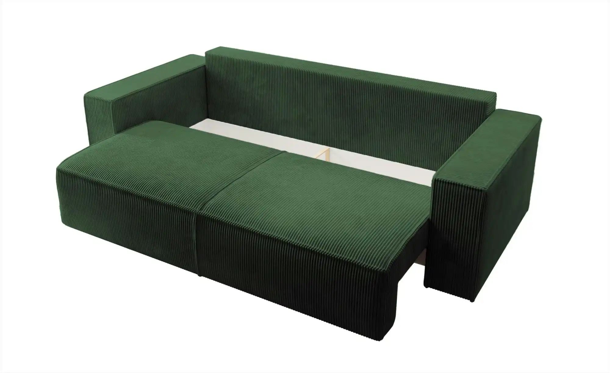 Thumbnail - Einzelsofa mit Schlaffunktion Farese ¦ grün ¦ Maße (cm): B: 257 H: 85 Polstermöbel > Sofas > 3-Sitzer - Höffner