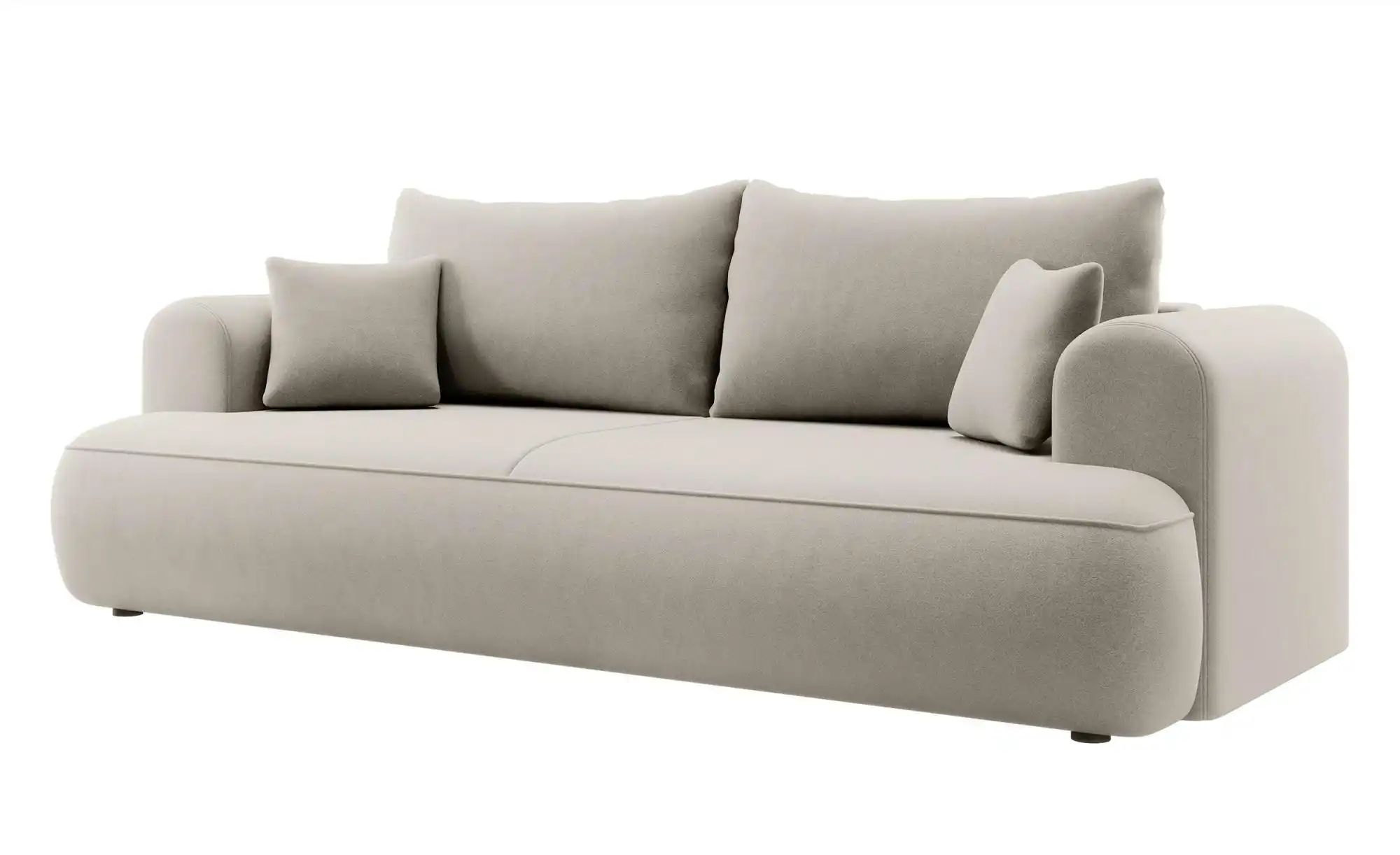 Thumbnail - Einzelsofa mit Schlaffunktion Ovo ¦ creme ¦ Maße (cm): B: 250 H: 92 Polstermöbel > Sofas > 3-Sitzer - Höffner