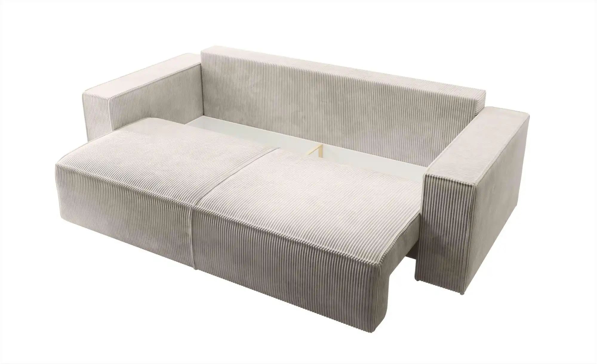 Thumbnail - Einzelsofa mit Schlaffunktion Farese ¦ creme ¦ Maße (cm): B: 257 H: 85 Polstermöbel > Sofas > 3-Sitzer - Höffner