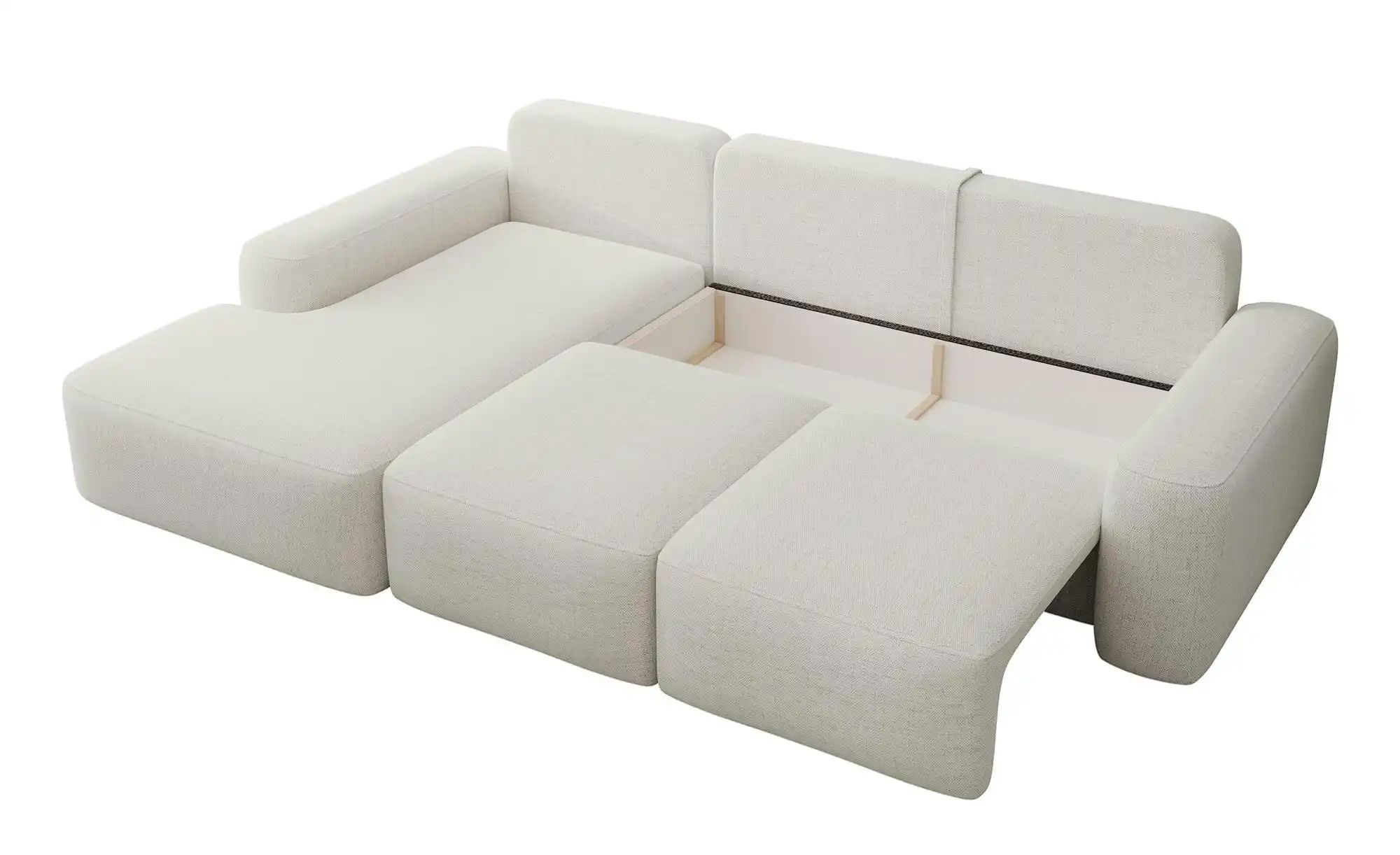 Selsey Ecksofa mit Schlaffunktion Carnos ¦ creme ¦ Maße (cm): B: 264 H: 82 günstig online kaufen