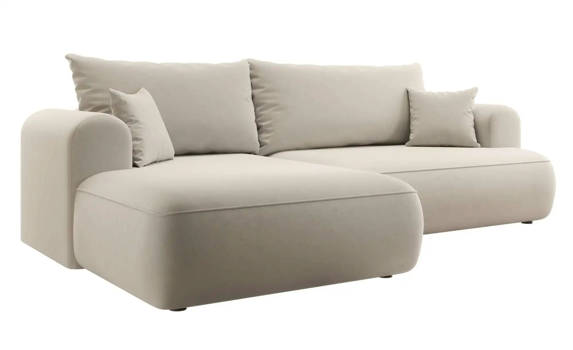 Ecksofa  Ovo ¦ beige ¦ Maße (cm): B: 260 H: 93 Polstermöbel > Sofas > Eckso günstig online kaufen