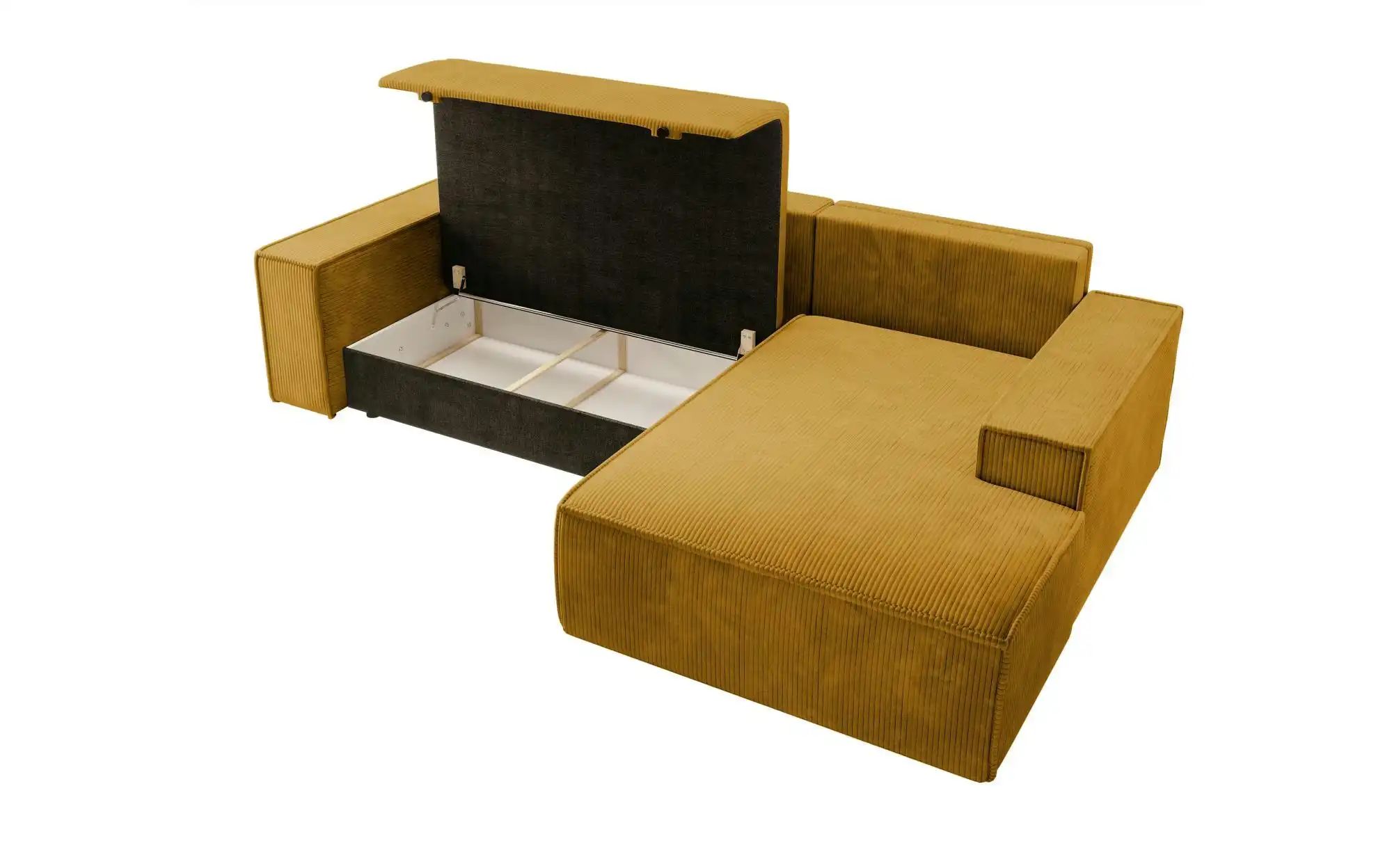 Selsey Ecksofa mit Schlaffunktion Farese  ¦ gelb ¦ Maße (cm): B: 267 H: 85 günstig online kaufen