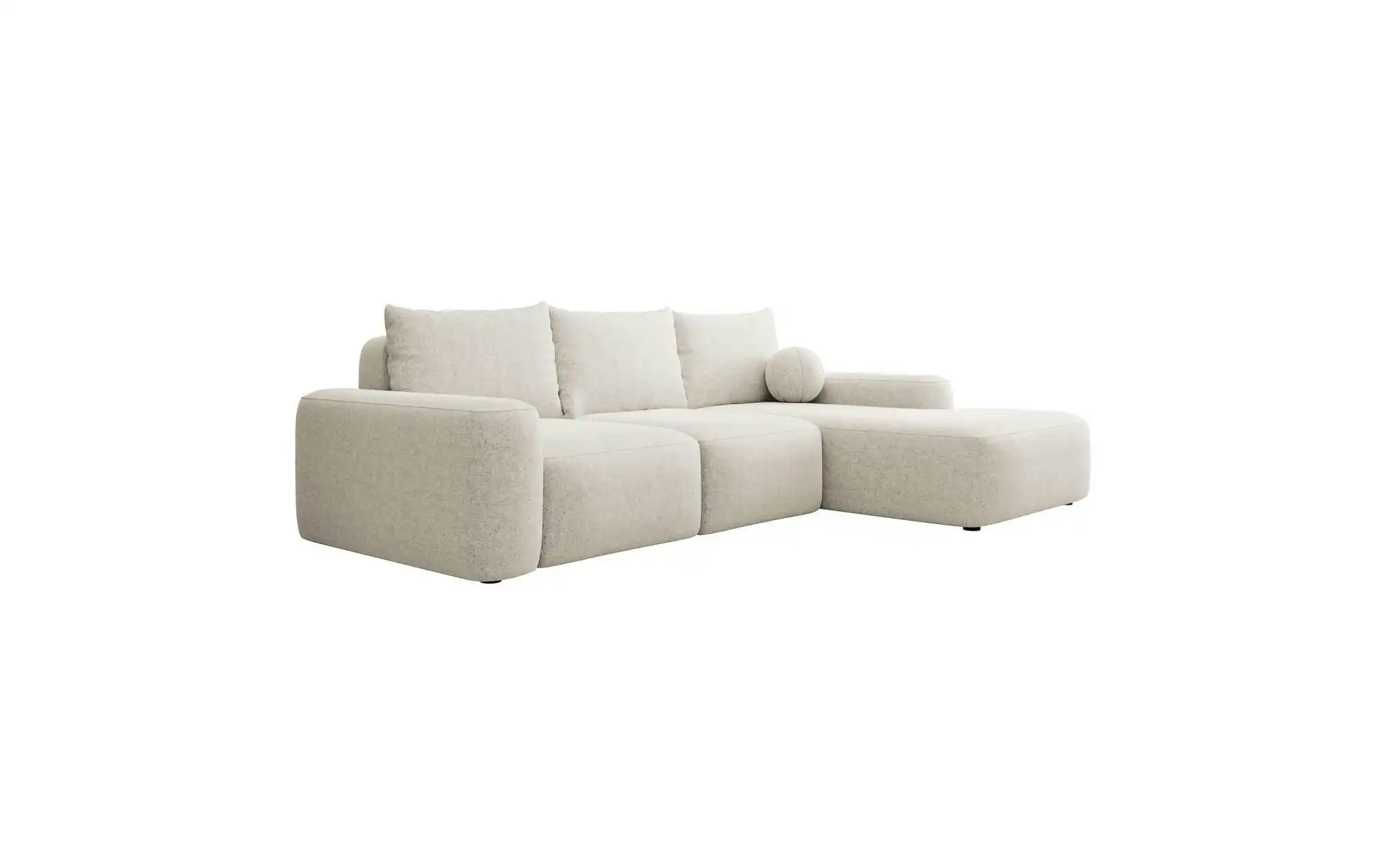 Ecksofa  Carnos ¦ creme ¦ Maße (cm): B: 264 H: 82 Polstermöbel > Sofas > Ec günstig online kaufen