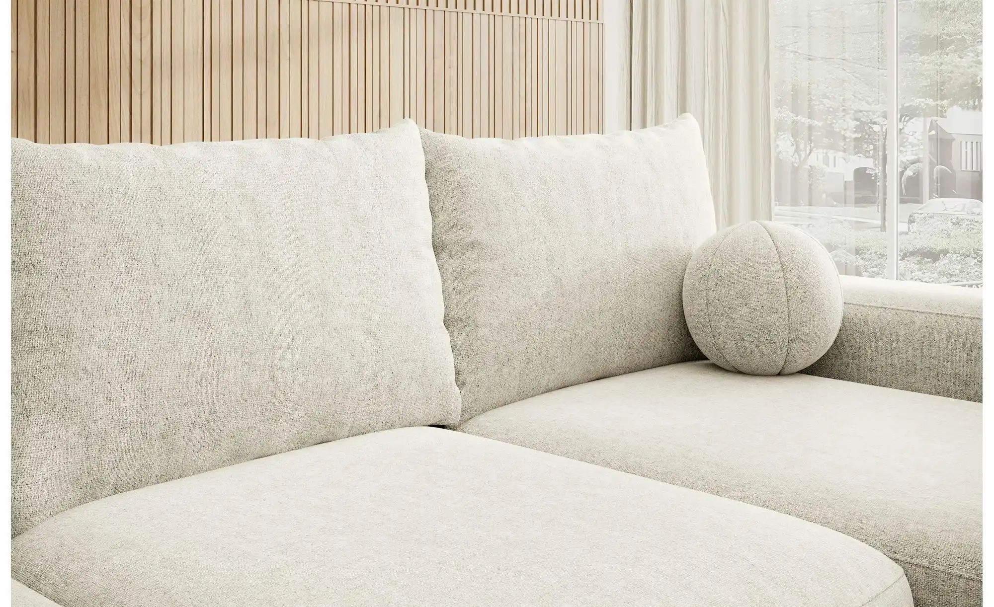 Selsey Ecksofa mit Schlaffunktion Carnos ¦ creme ¦ Maße (cm): B: 264 H: 82 günstig online kaufen