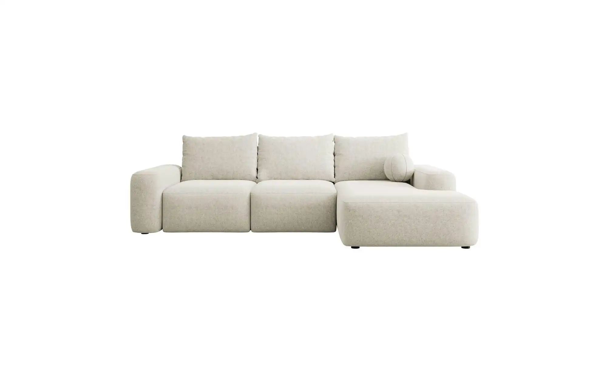 Ecksofa  Carnos ¦ creme ¦ Maße (cm): B: 264 H: 82 Polstermöbel > Sofas > Ec günstig online kaufen