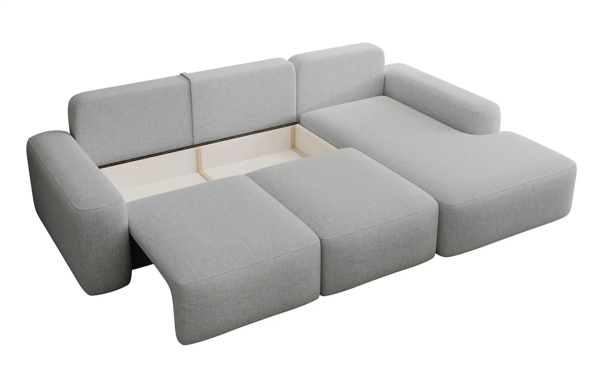 Selsey Ecksofa mit Schlaffunktion Carnos ¦ grau ¦ Maße (cm): B: 264 H: 82 P günstig online kaufen