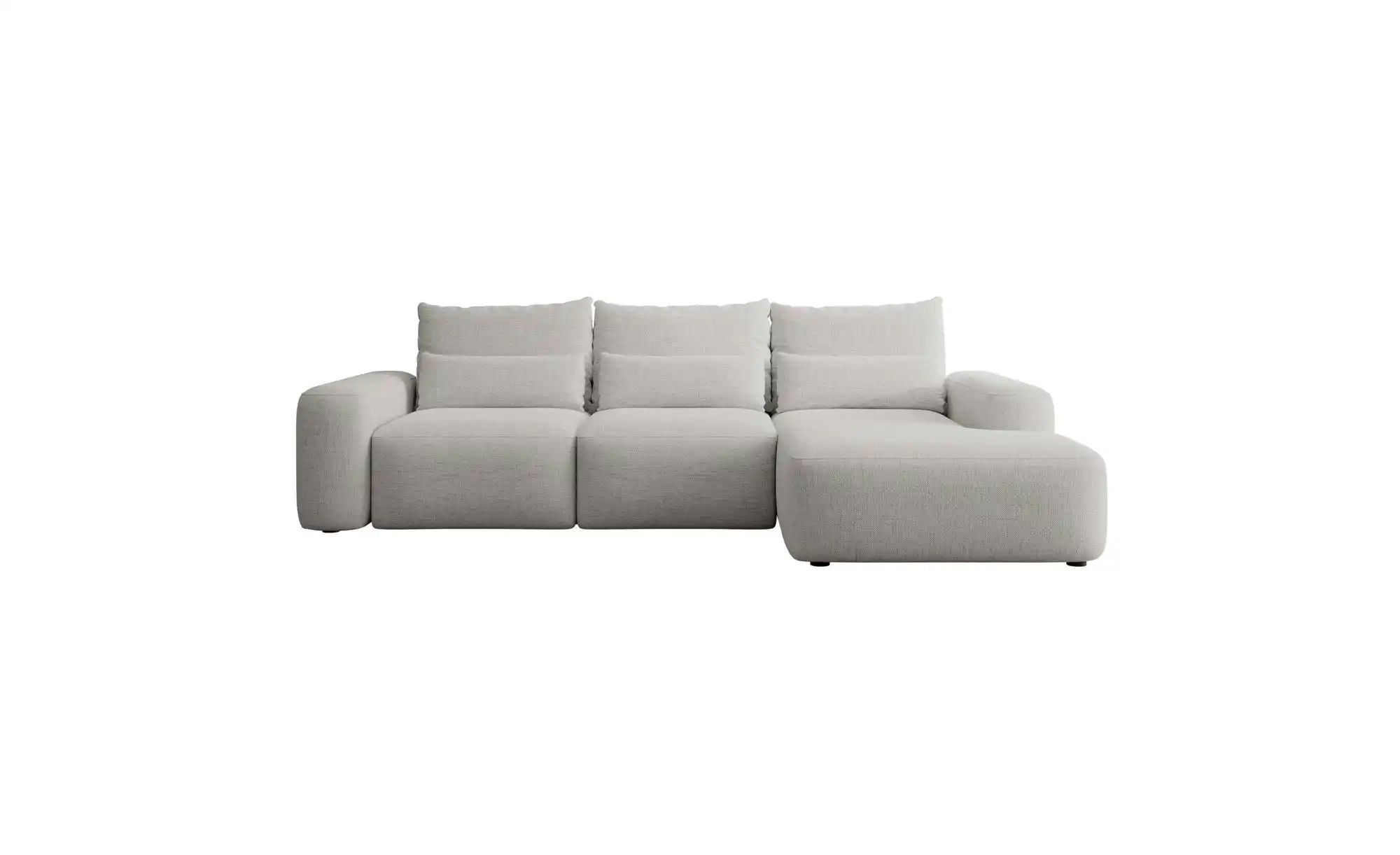 Ecksofa Carnos ¦ grau ¦ Maße (cm): B: 264 H: 82 Polstermöbel > Sofas > Eck günstig online kaufen