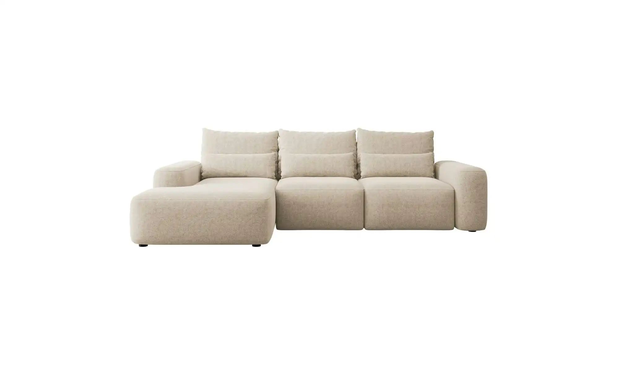 Ecksofa  Carnos ¦ beige ¦ Maße (cm): B: 264 H: 82 Polstermöbel > Sofas > Ec günstig online kaufen