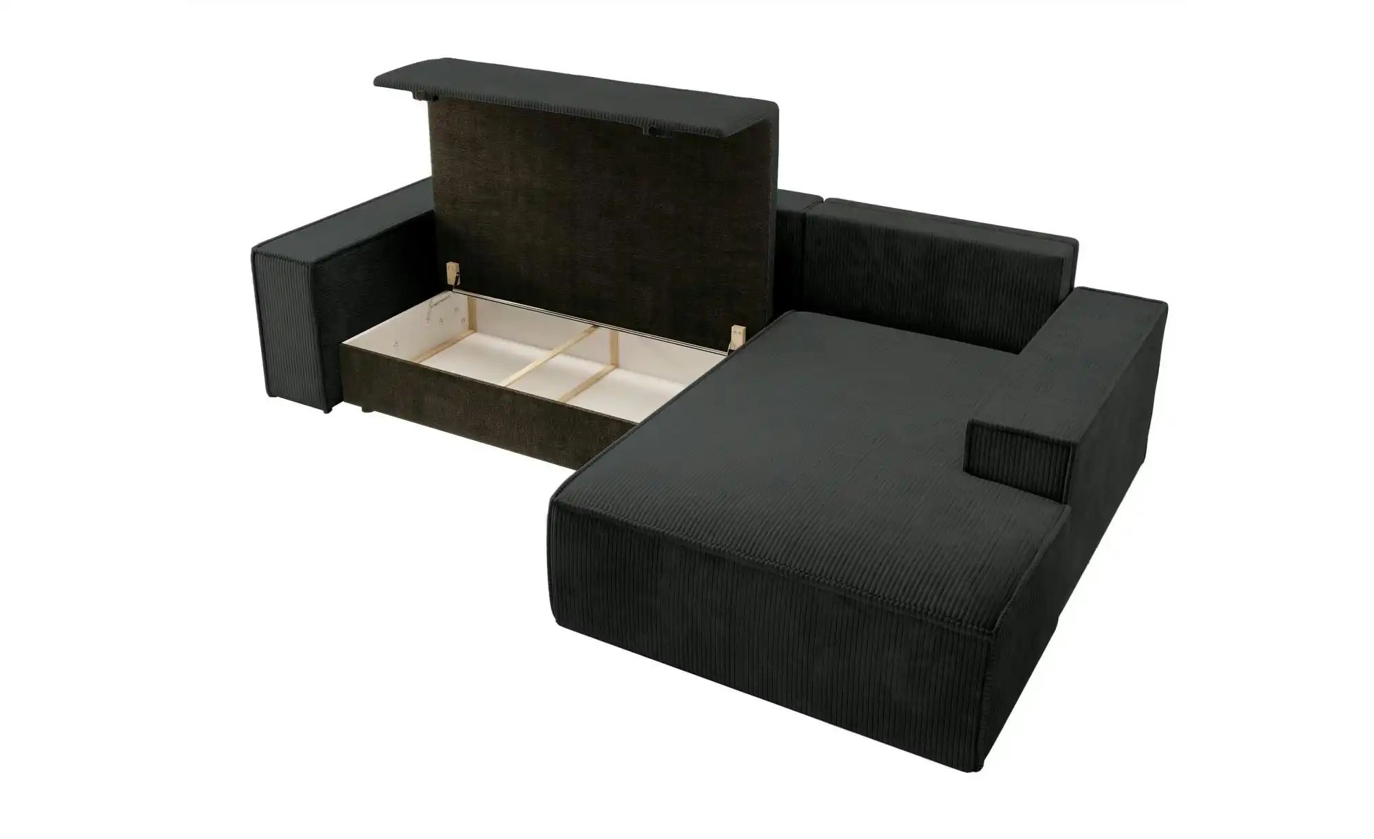 Selsey Ecksofa mit Schlaffunktion Farese  ¦ schwarz ¦ Maße (cm): B: 267 H: günstig online kaufen